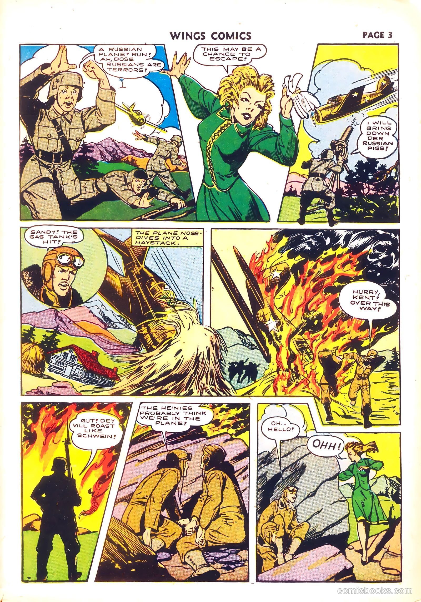 Wings Comics #26 — page 5 of 68