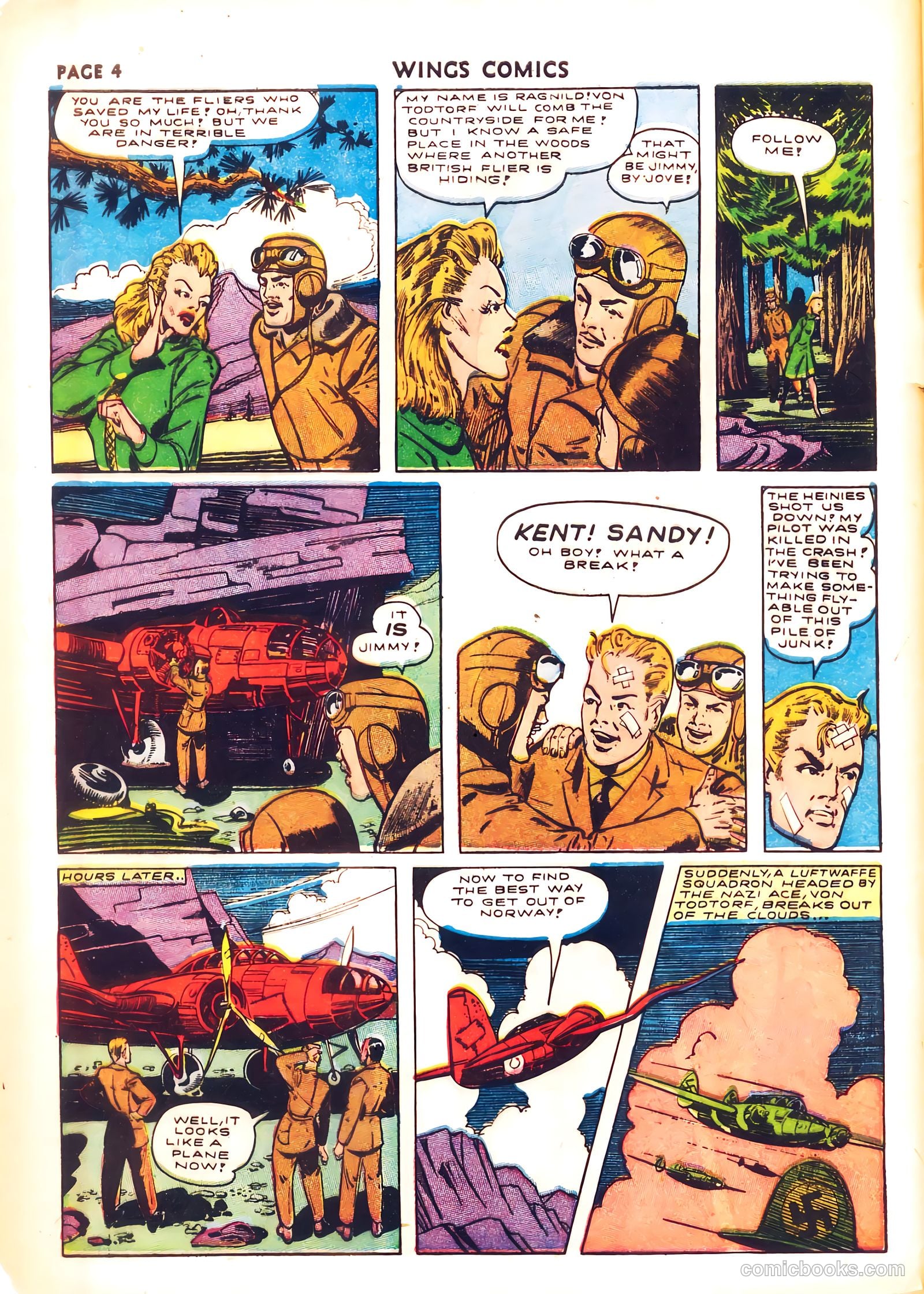Wings Comics #26 — page 6 of 68