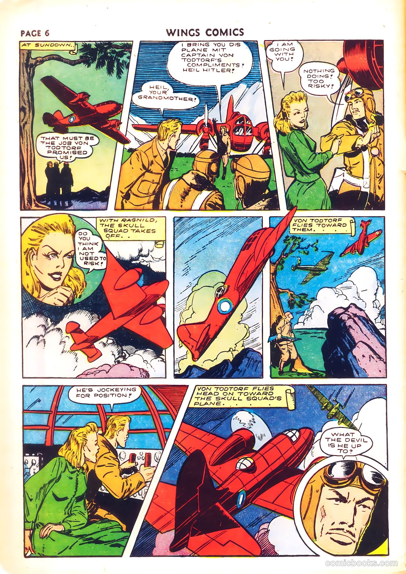 Wings Comics #26 — page 8 of 68