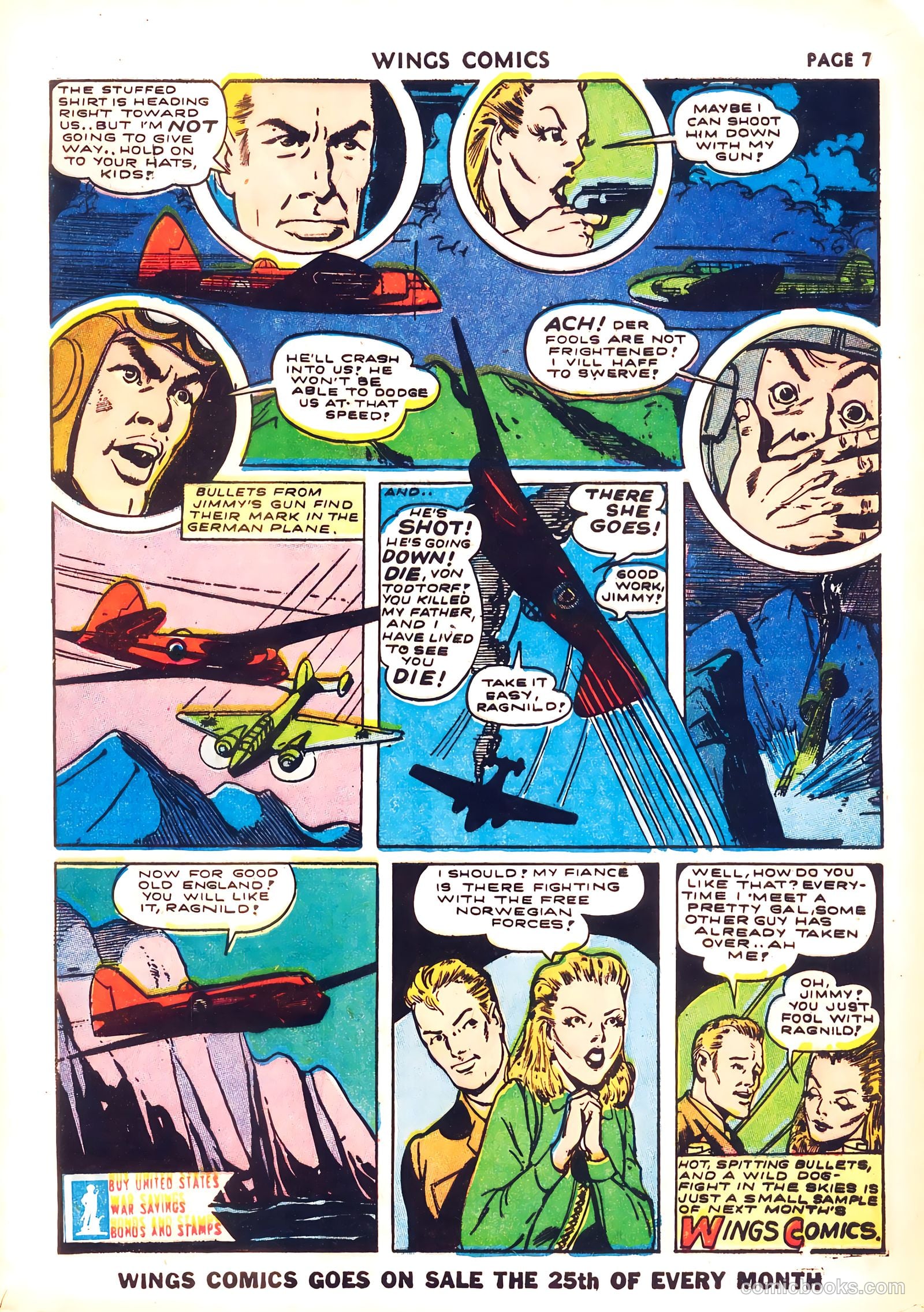 Wings Comics #26 — page 9 of 68