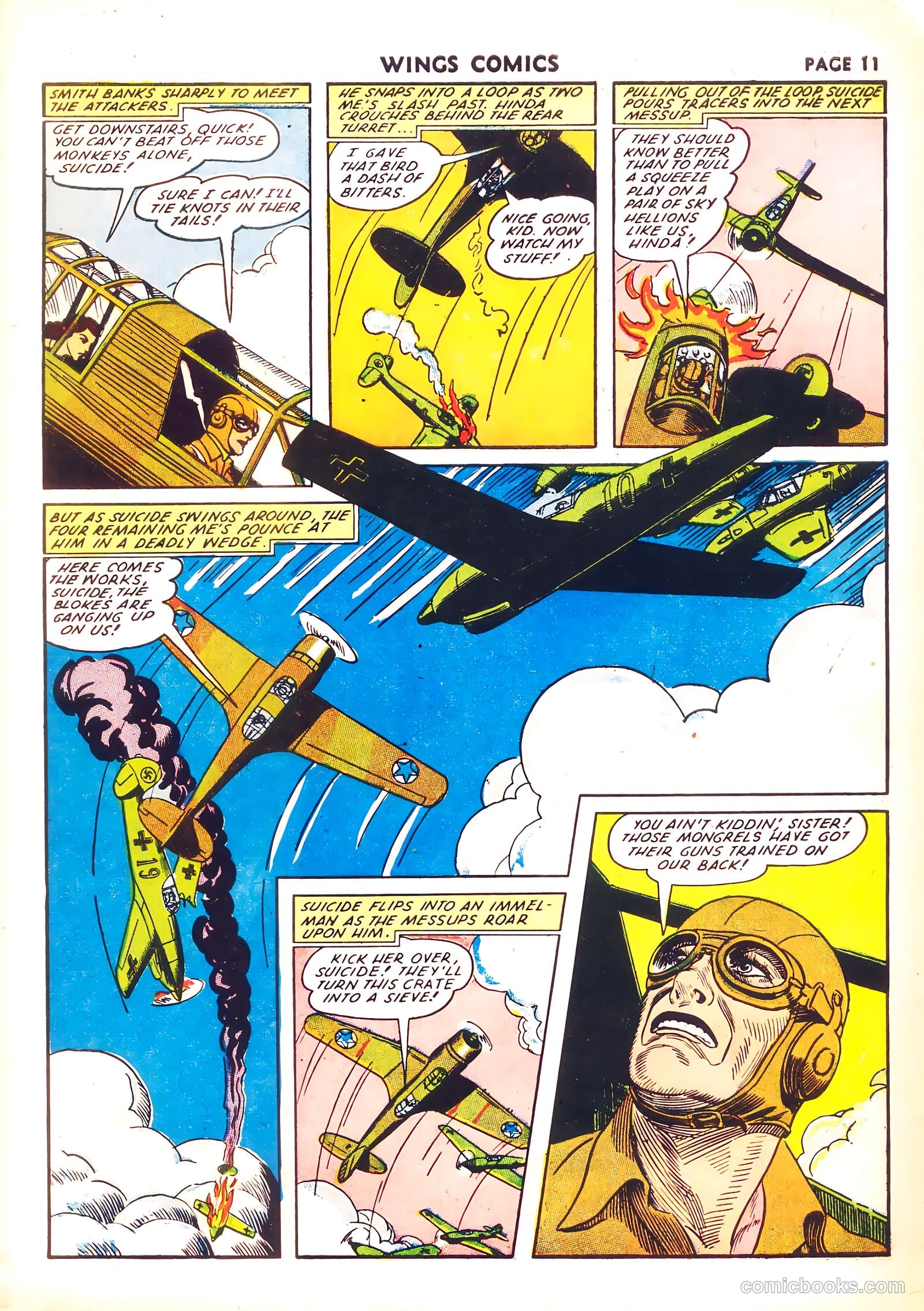 Wings Comics #26 — page 13 of 68