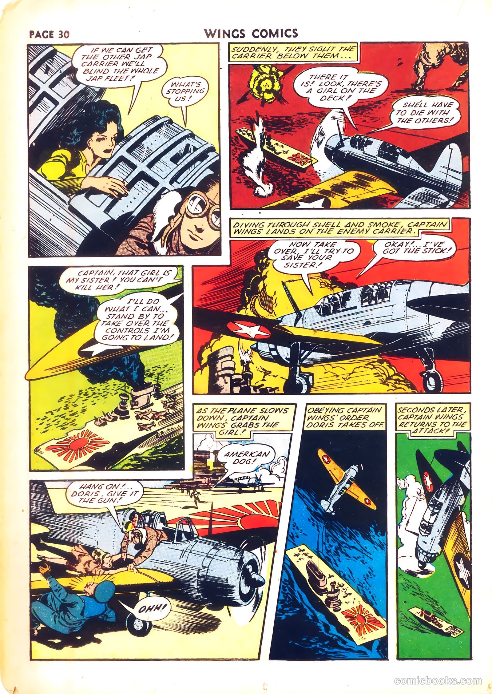 Wings Comics #26 — page 32 of 68