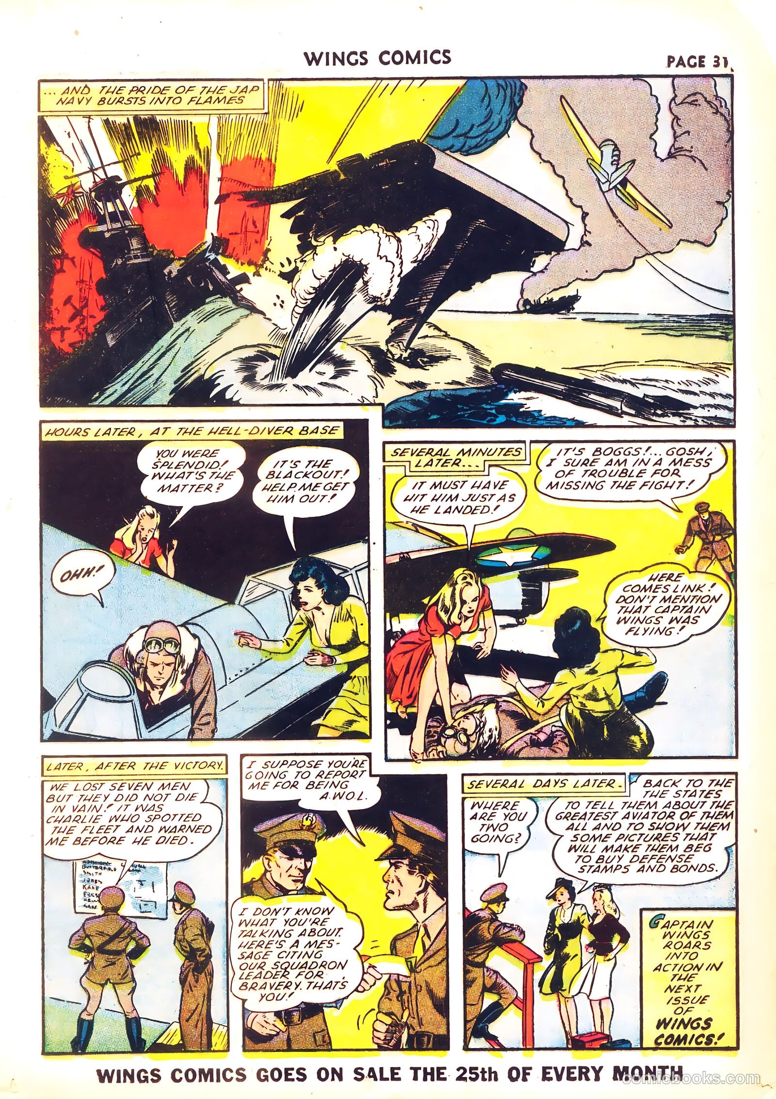 Wings Comics #26 — page 33 of 68