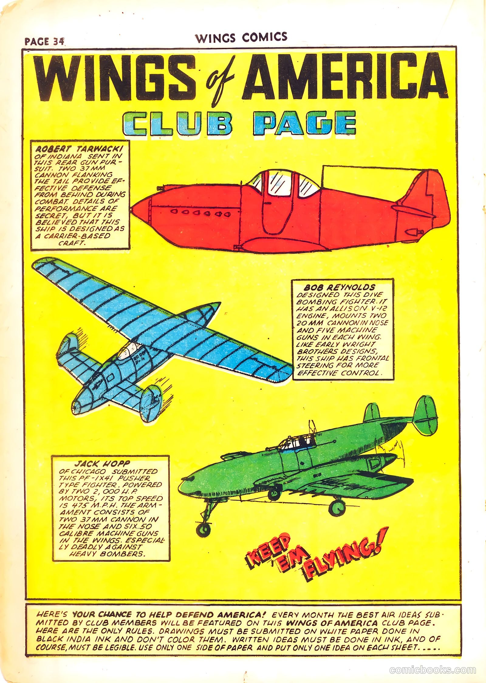 Wings Comics #26 — page 36 of 68