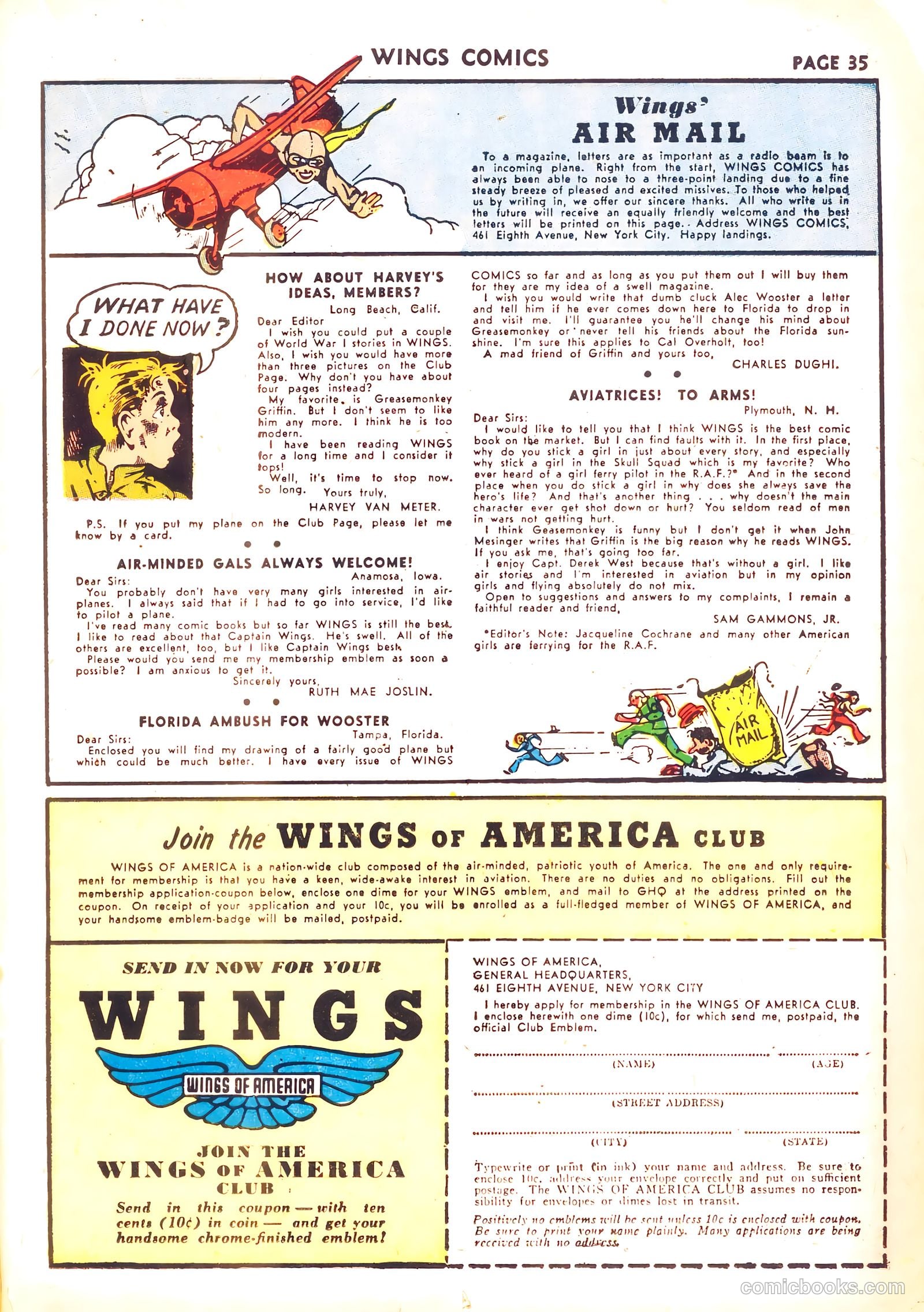 Wings Comics #26 — page 37 of 68