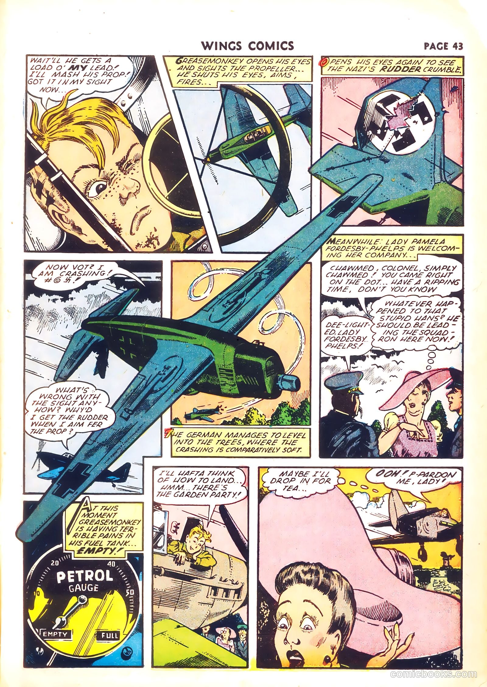 Wings Comics #26 — page 45 of 68