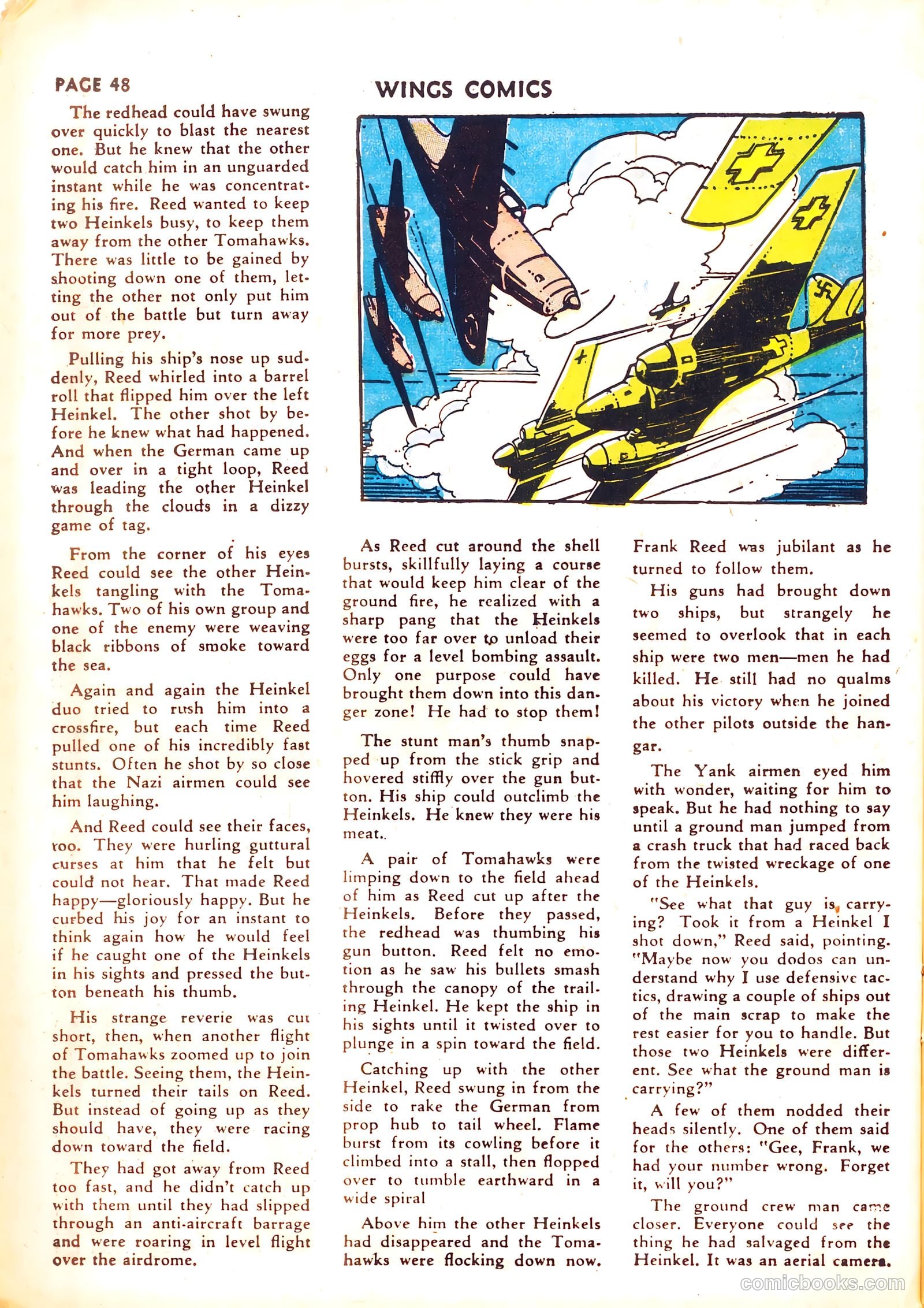 Wings Comics #26 — page 50 of 68