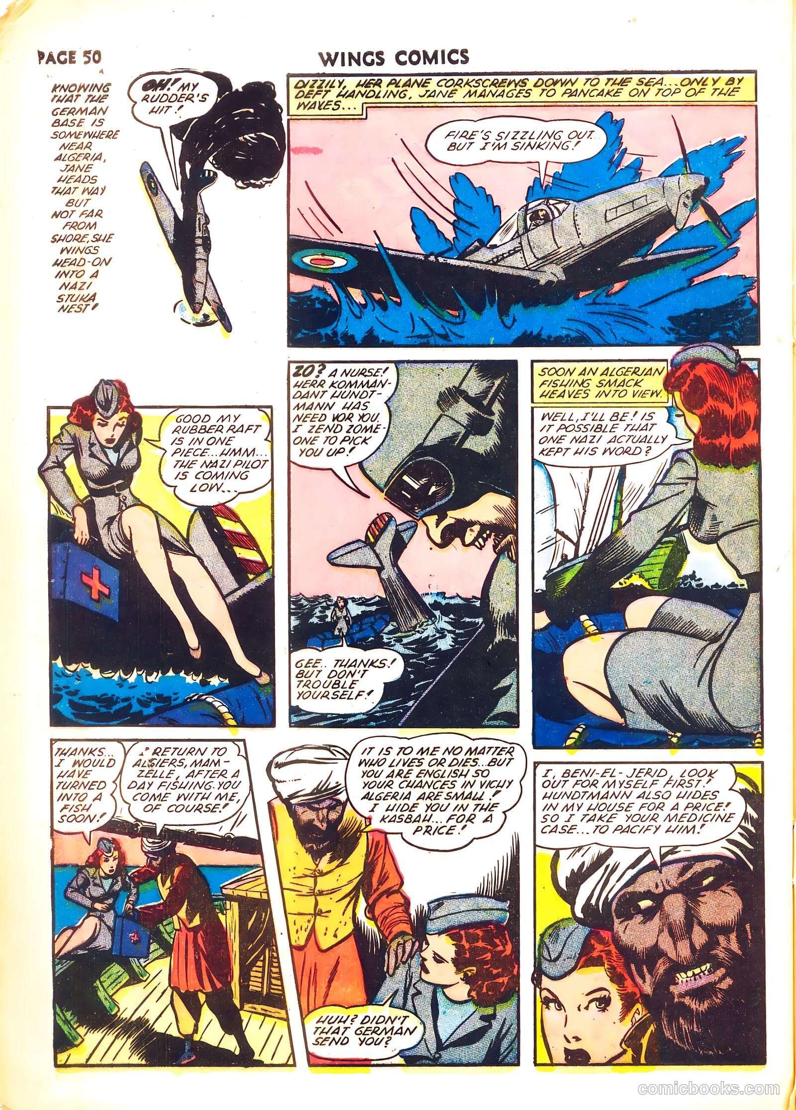 Wings Comics #26 — page 52 of 68
