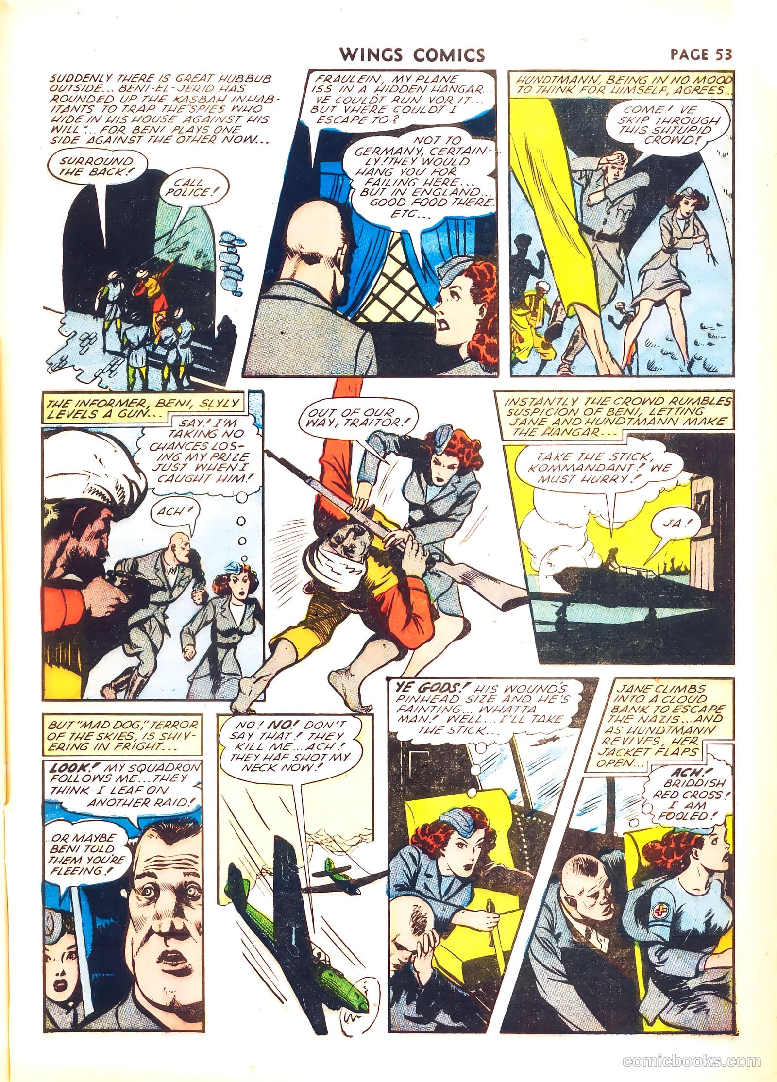 Wings Comics #26 — page 55 of 68