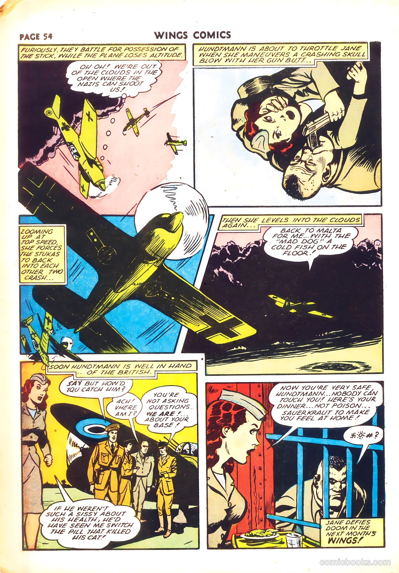 Wings Comics #26 — page 56 of 68