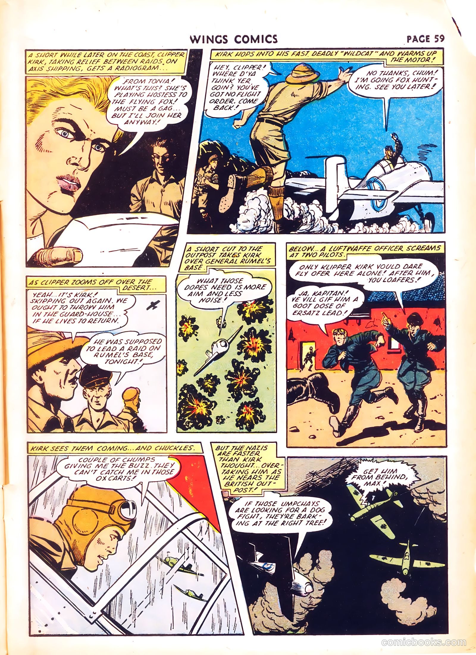 Wings Comics #26 — page 61 of 68