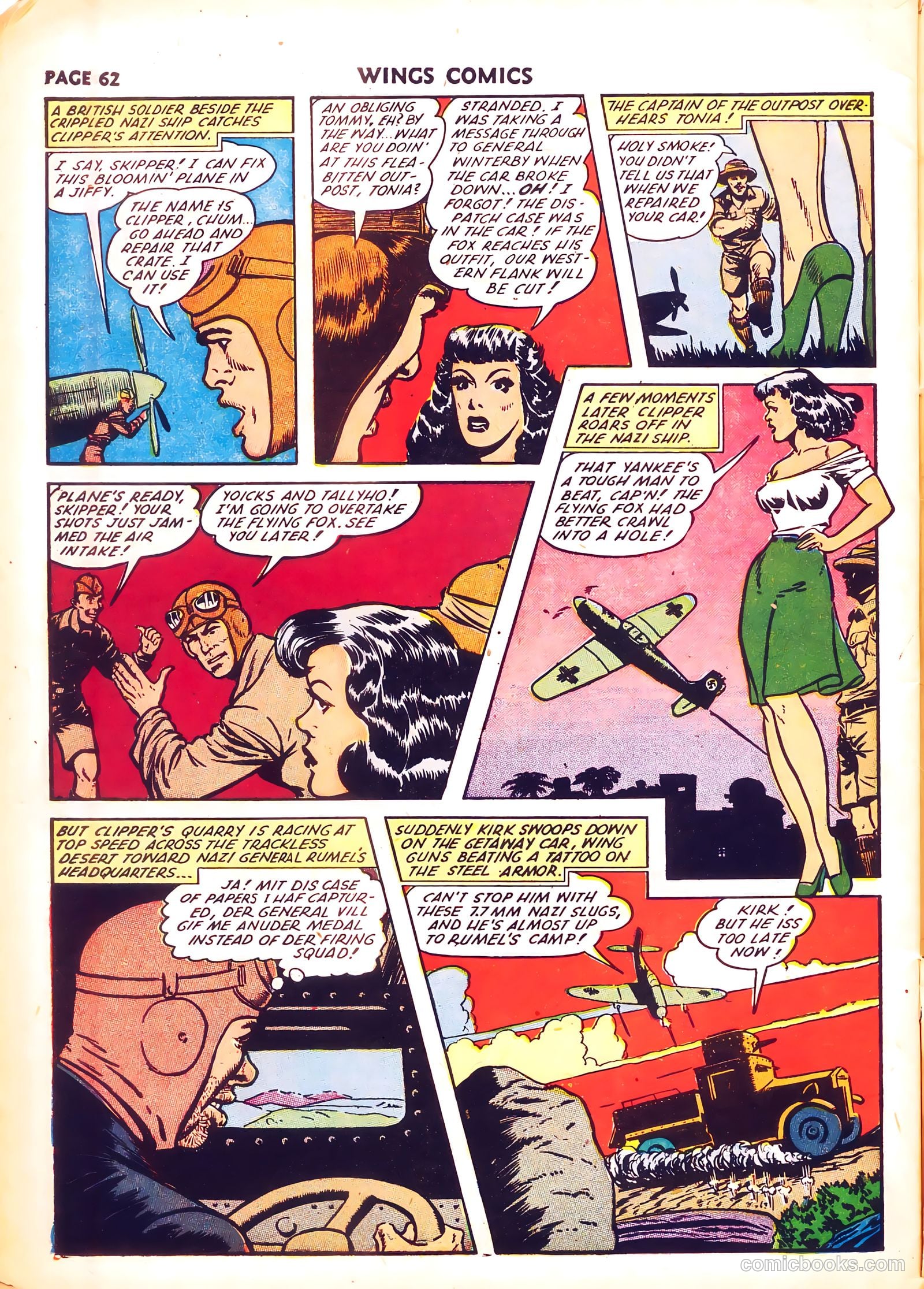 Wings Comics #26 — page 64 of 68