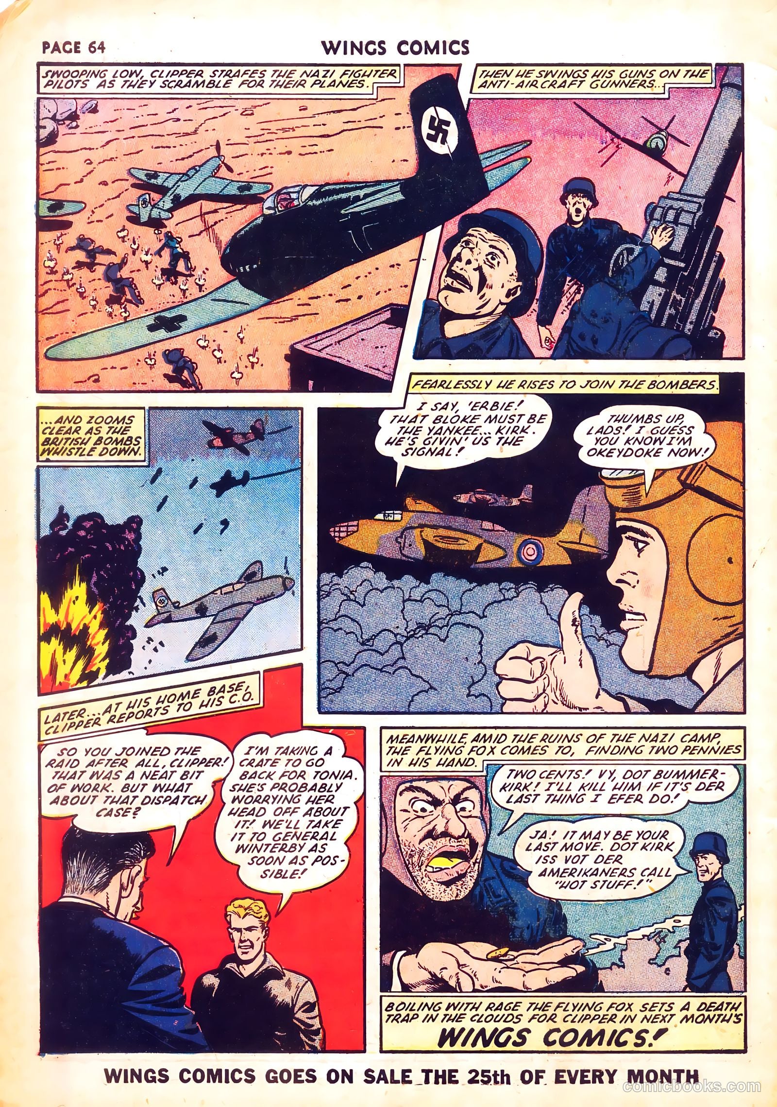 Wings Comics #26 — page 66 of 68