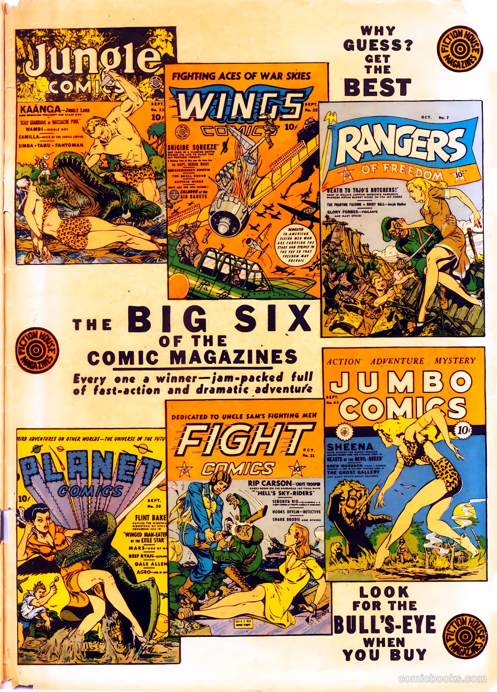Wings Comics #26 — page 67 of 68