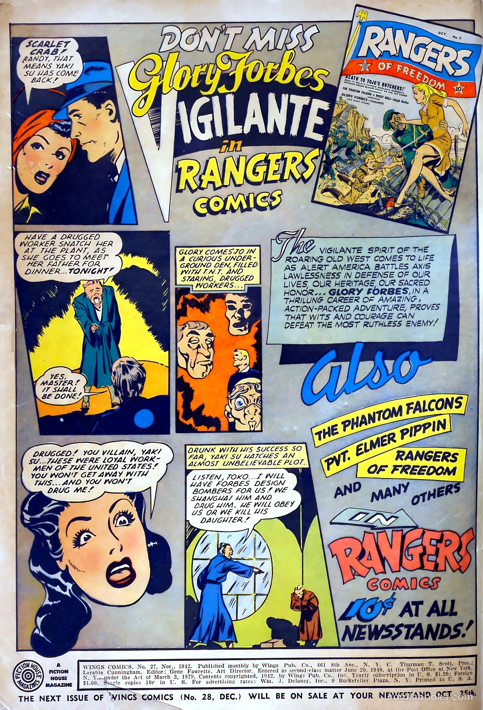 Wings Comics #27 — page 2 of 69
