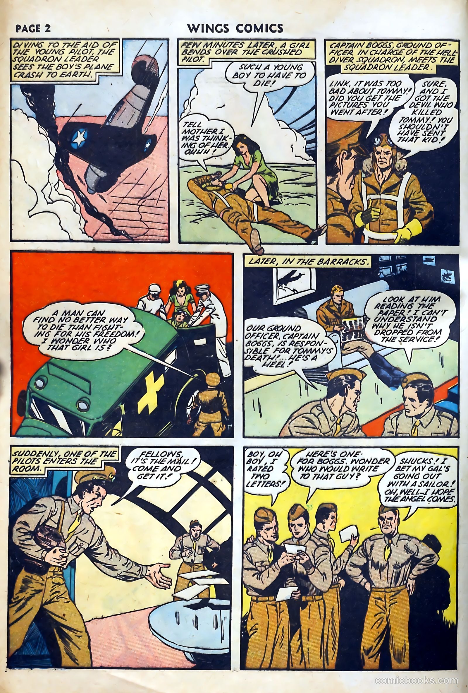 Wings Comics #27 — page 4 of 69