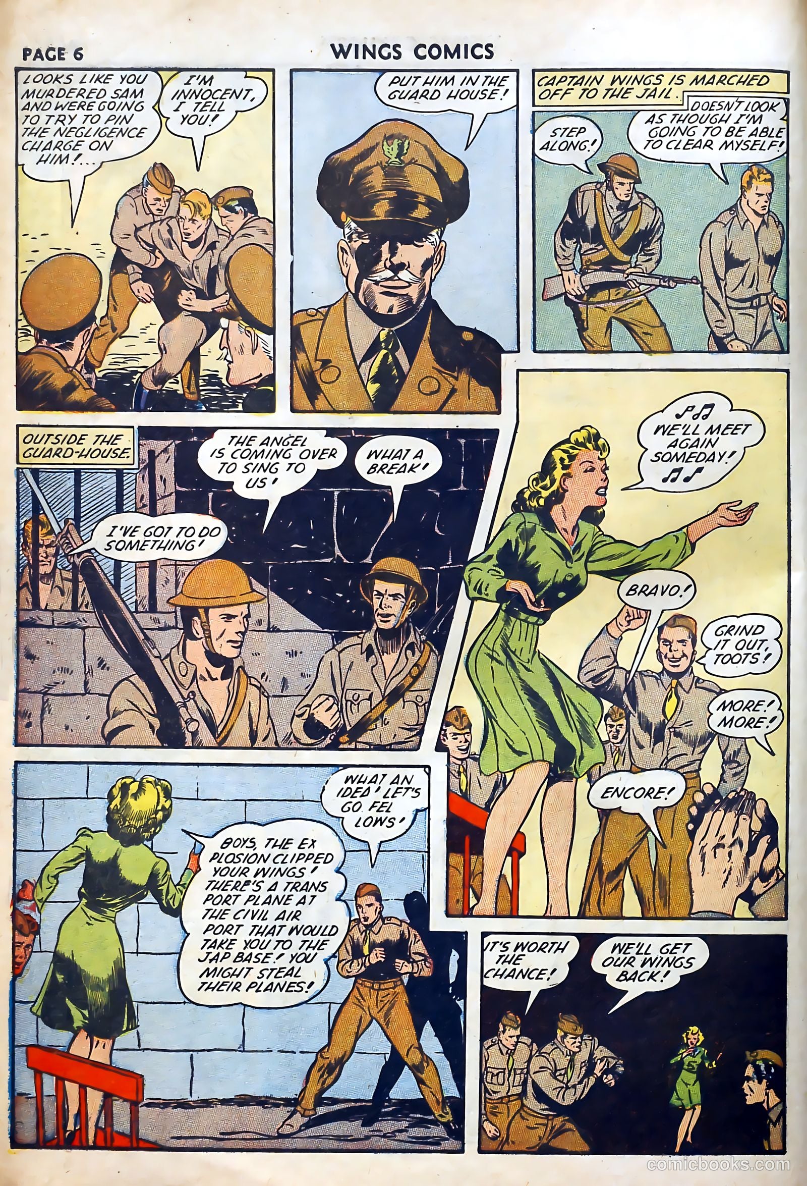Wings Comics #27 — page 8 of 69