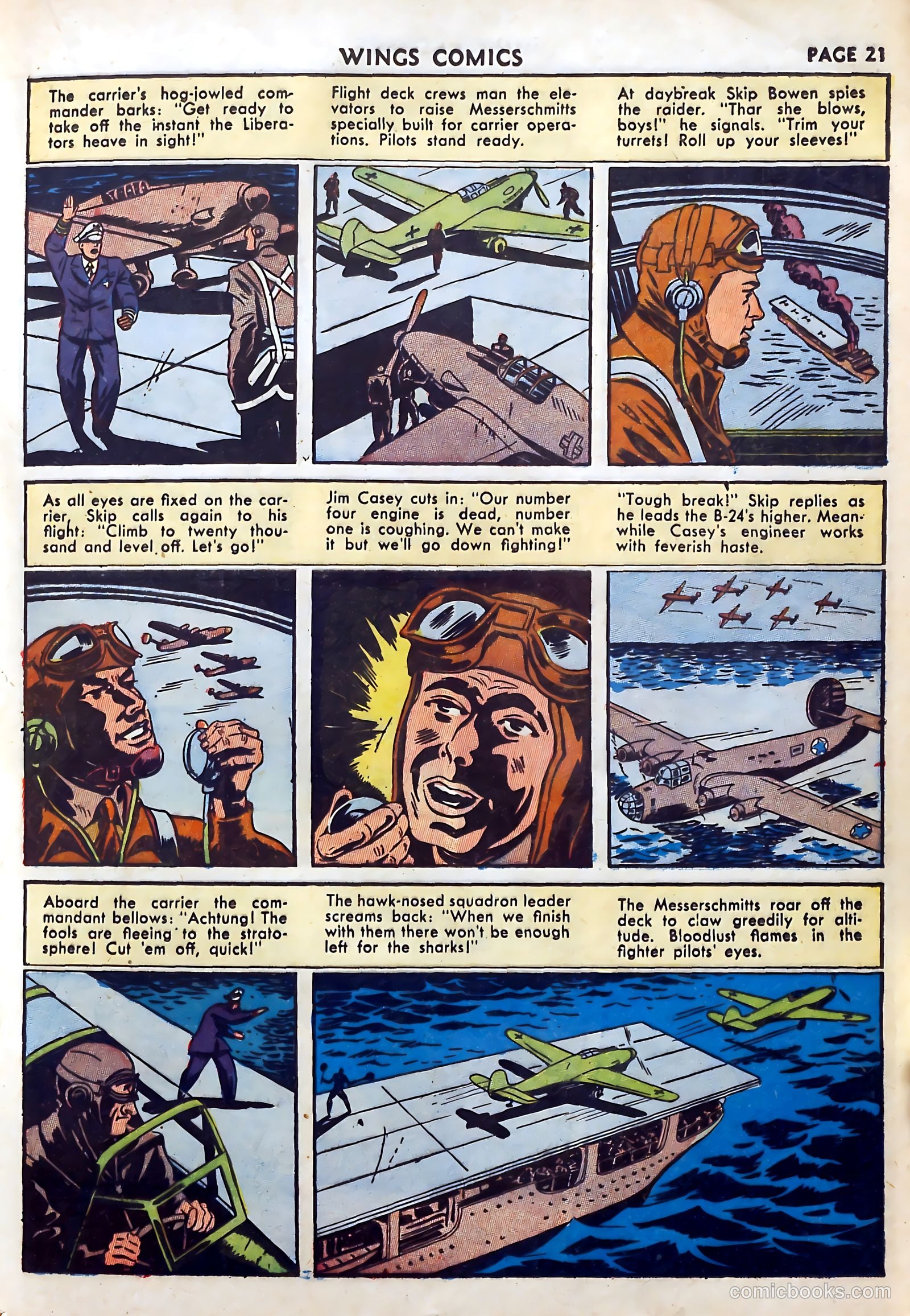Wings Comics #27 — page 23 of 69