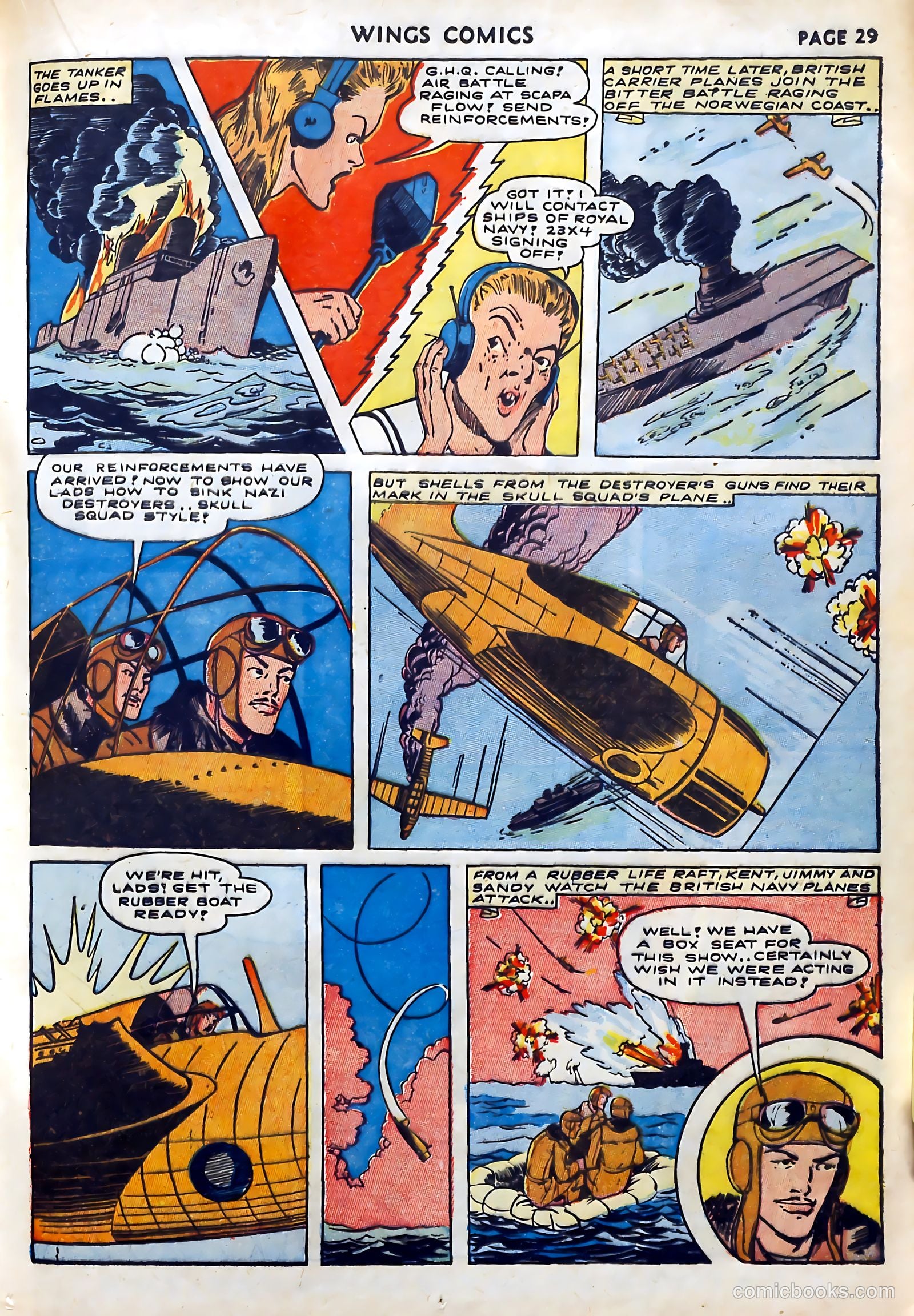 Wings Comics #27 — page 31 of 69