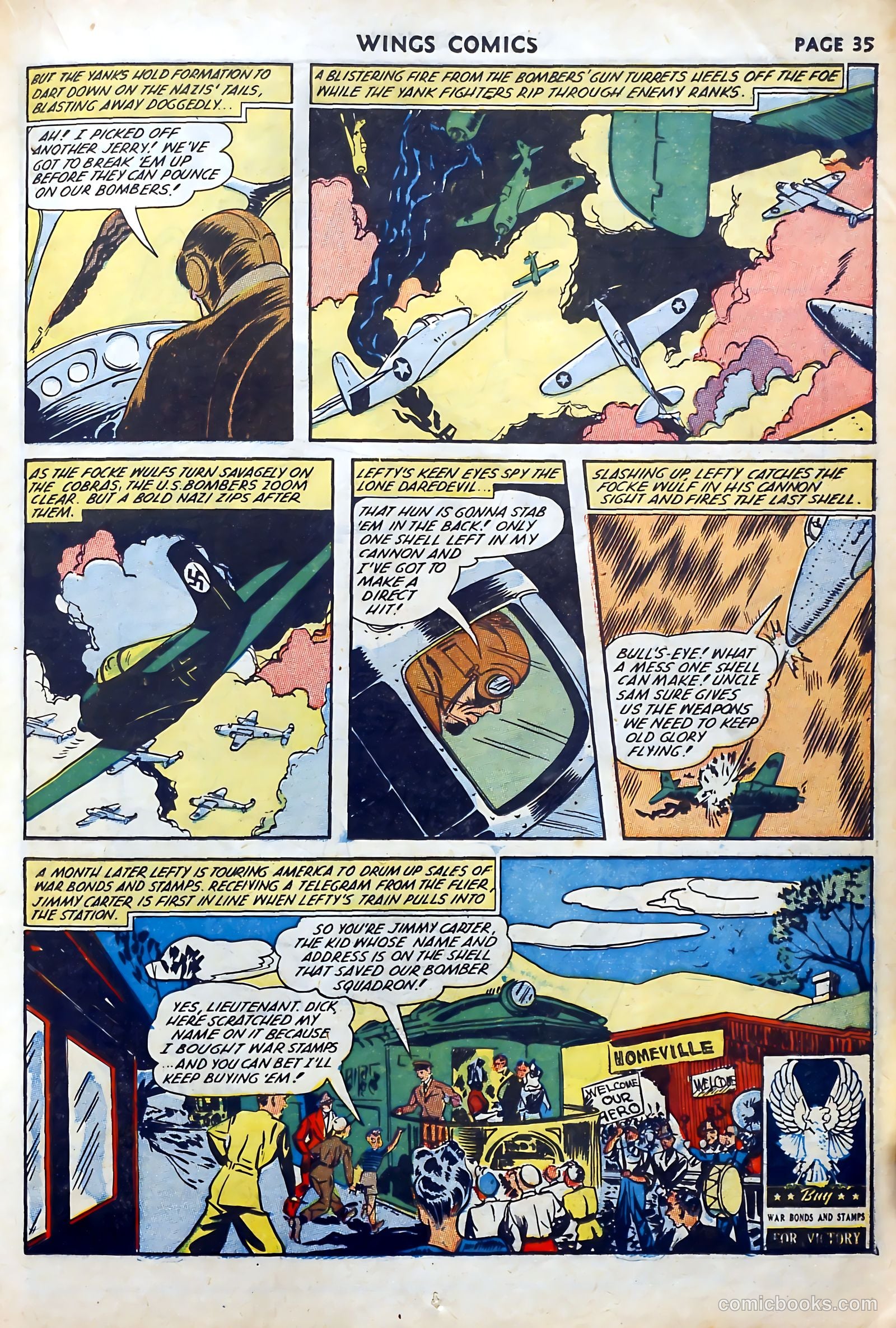 Wings Comics #27 — page 37 of 69