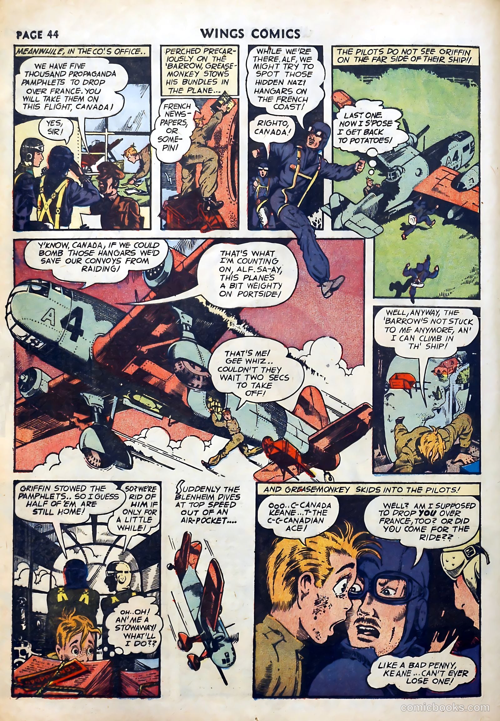Wings Comics #27 — page 46 of 69