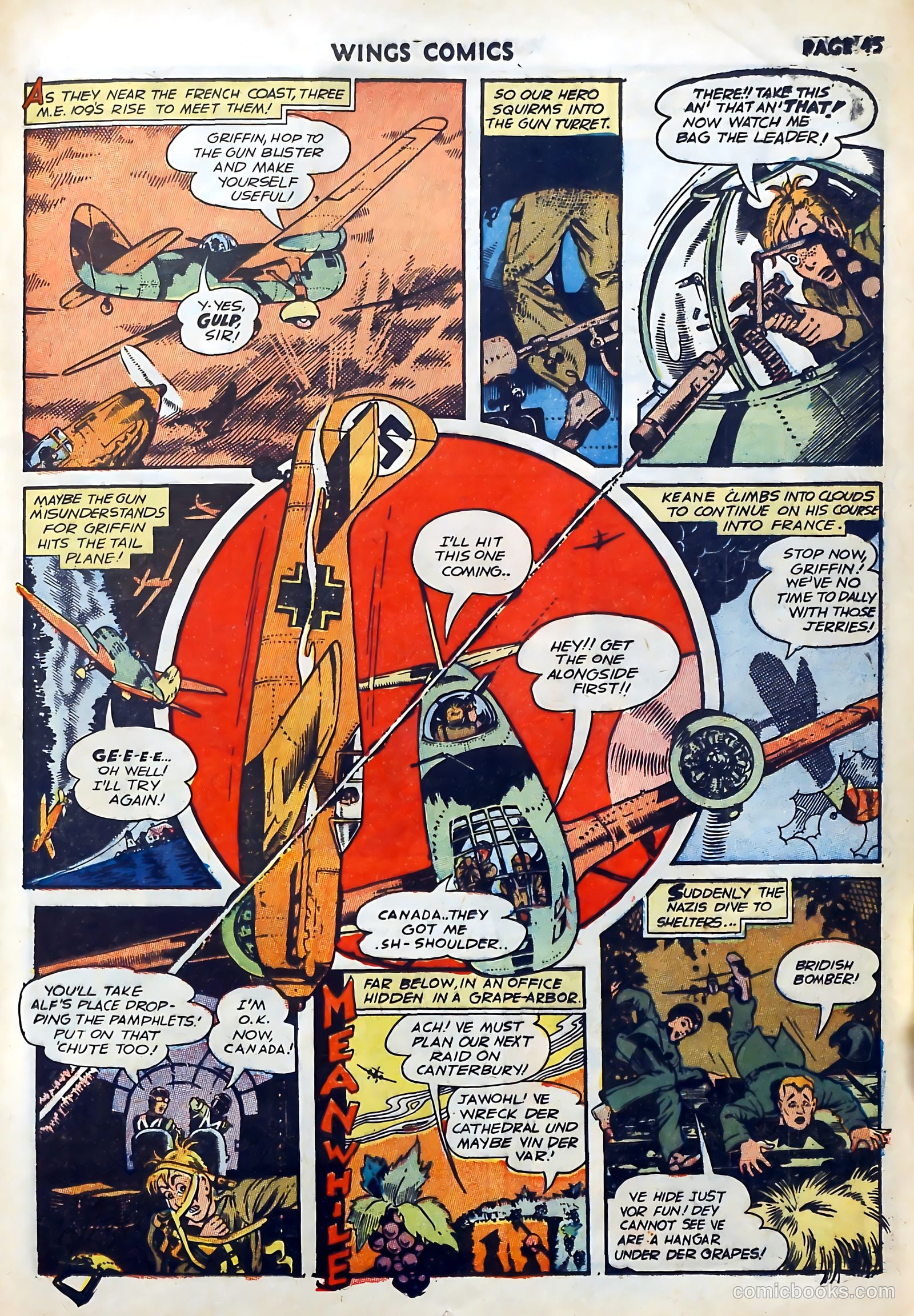 Wings Comics #27 — page 47 of 69