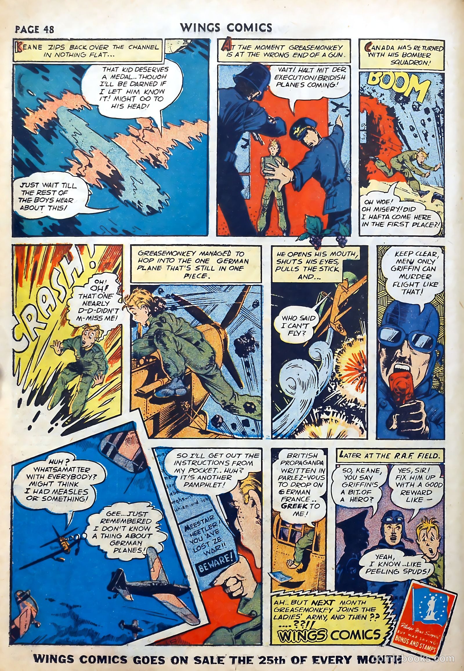 Wings Comics #27 — page 50 of 69