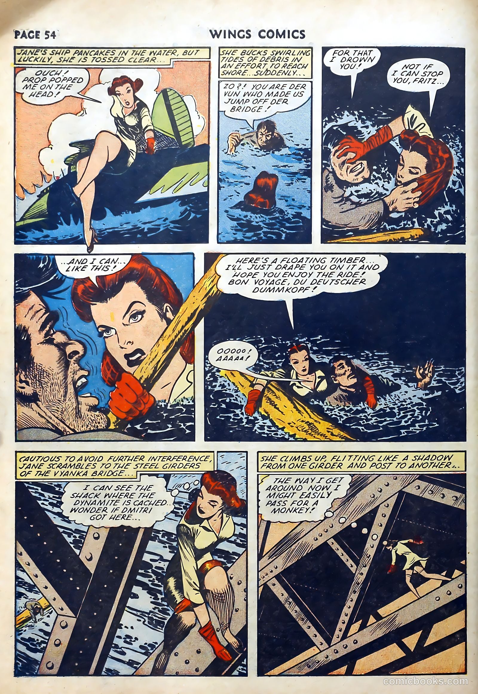 Wings Comics #27 — page 56 of 69