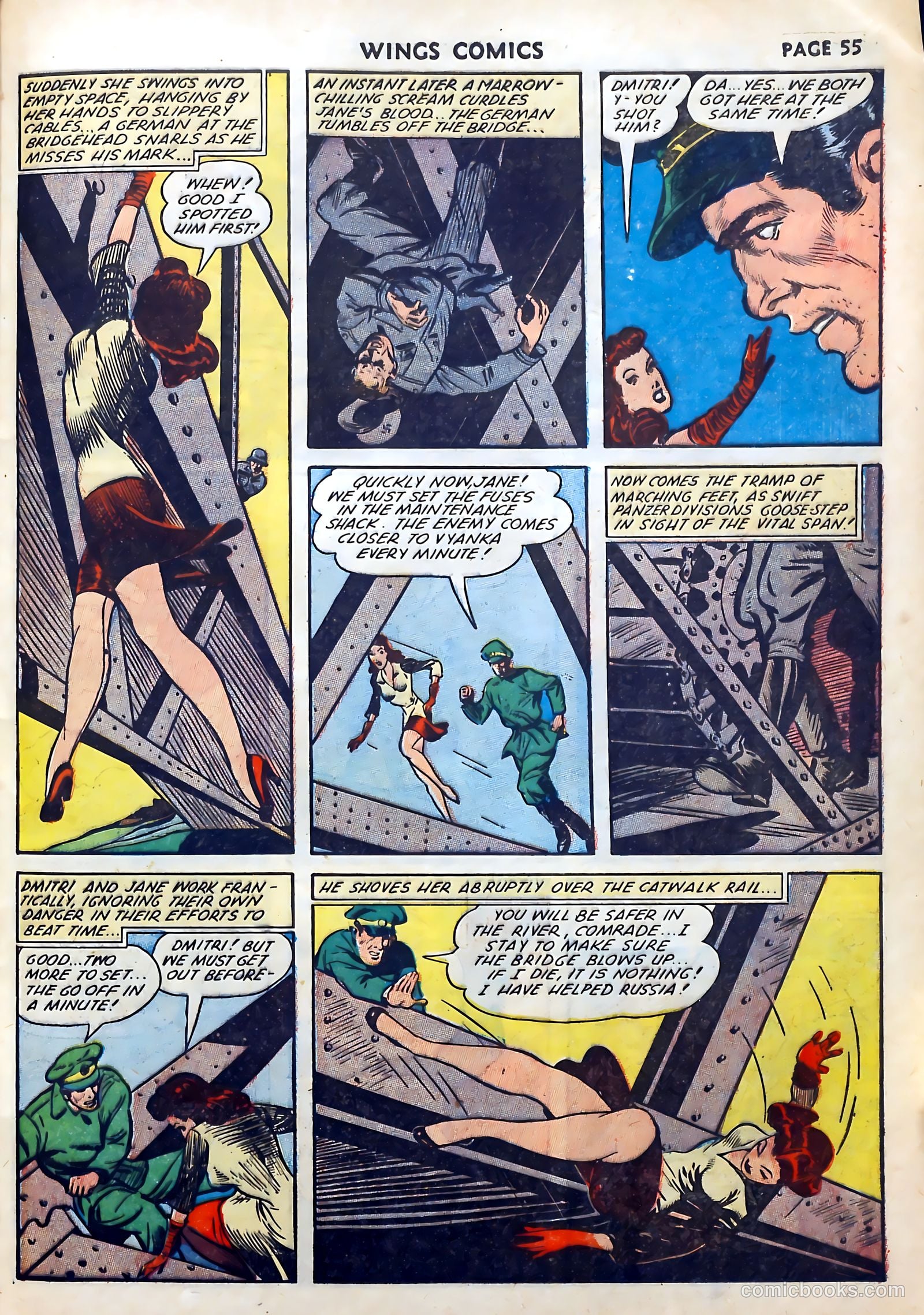 Wings Comics #27 — page 57 of 69