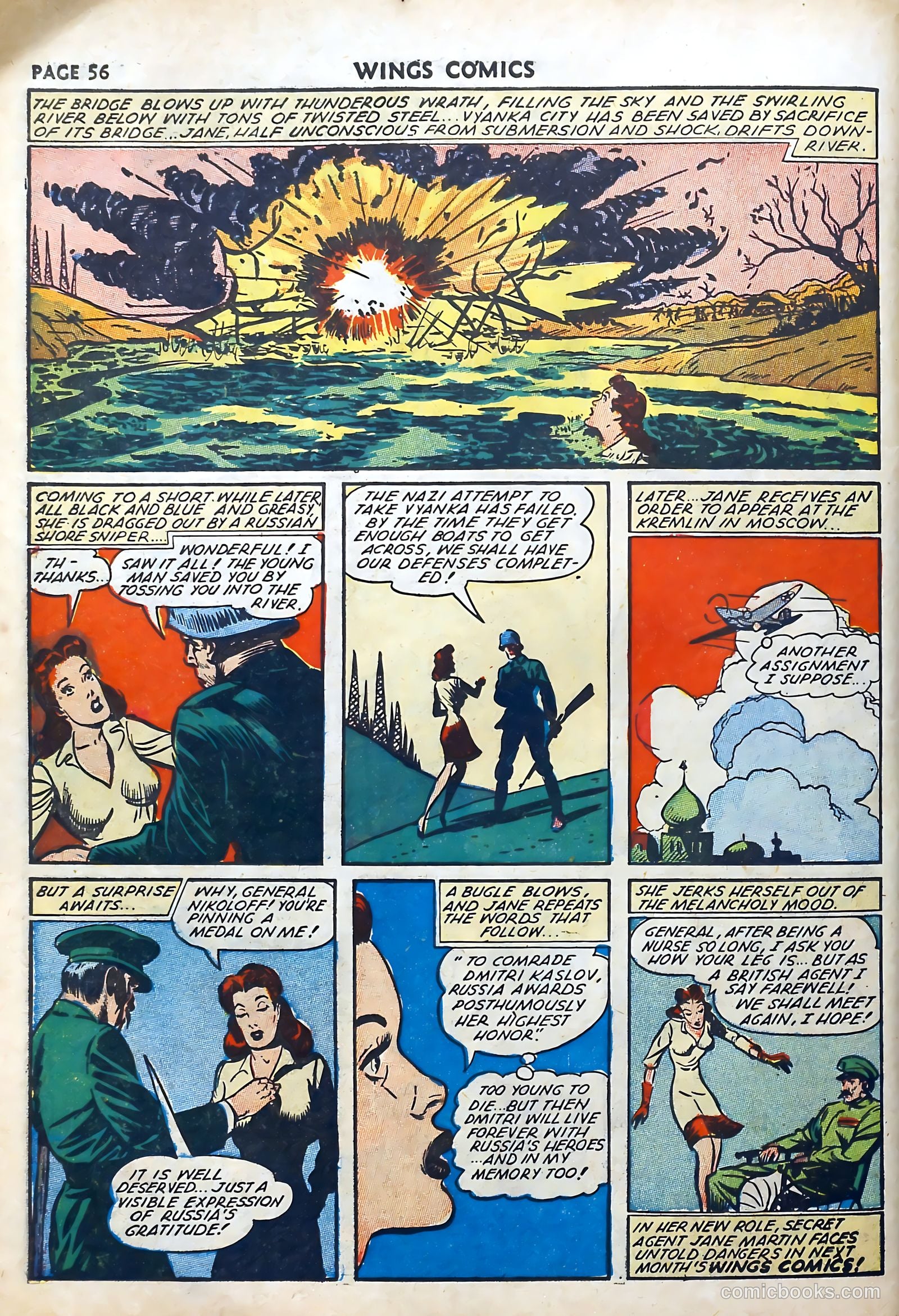 Wings Comics #27 — page 58 of 69