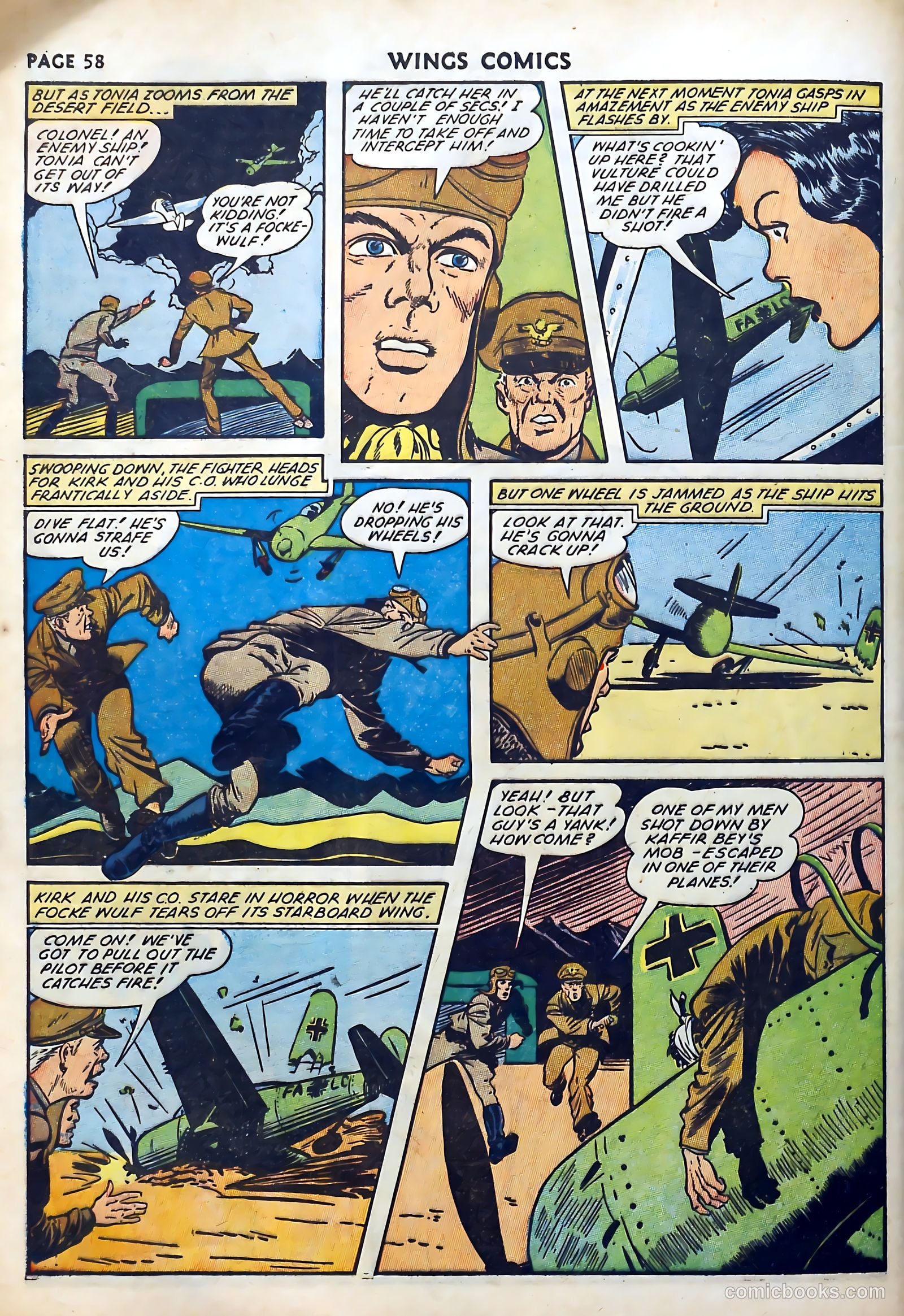 Wings Comics #27 — page 60 of 69