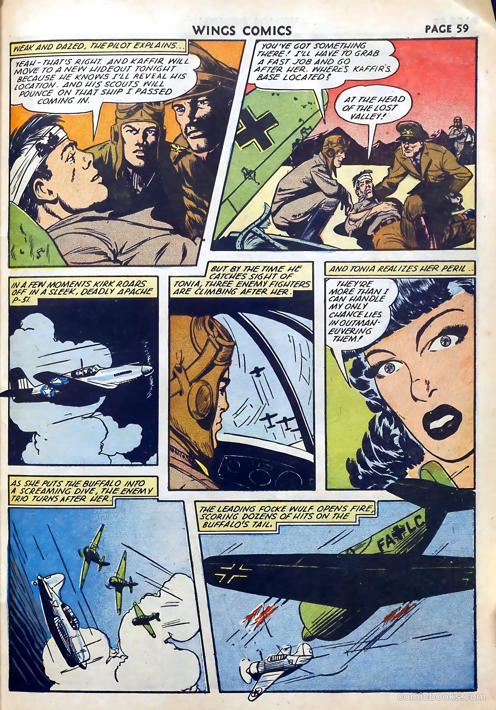 Wings Comics #27 — page 61 of 69
