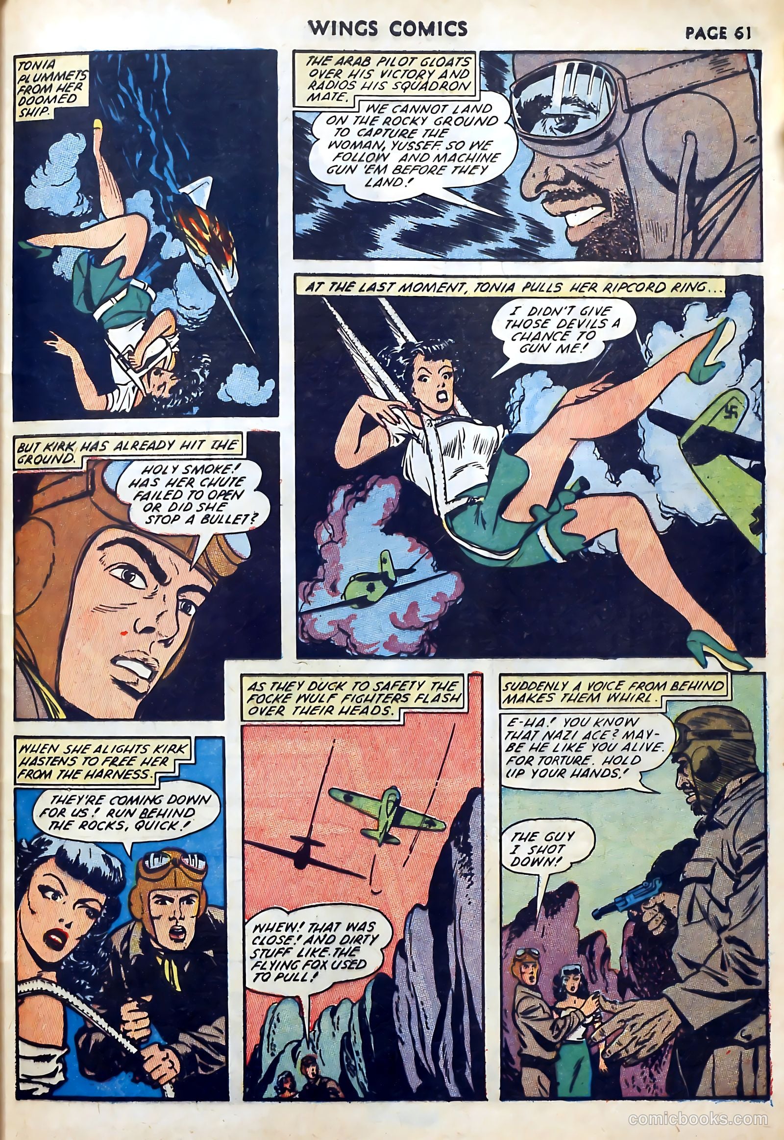 Wings Comics #27 — page 63 of 69