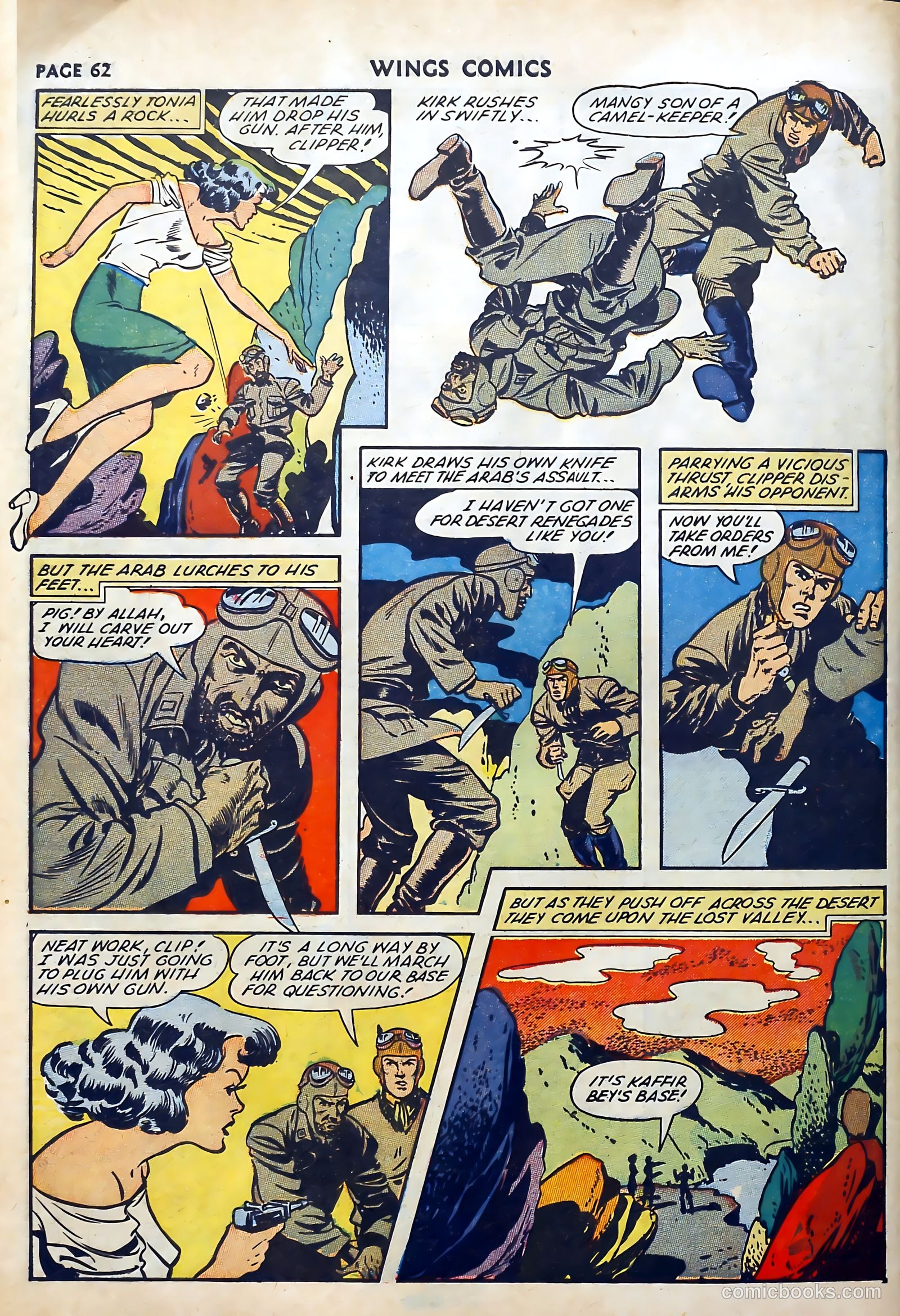 Wings Comics #27 — page 64 of 69