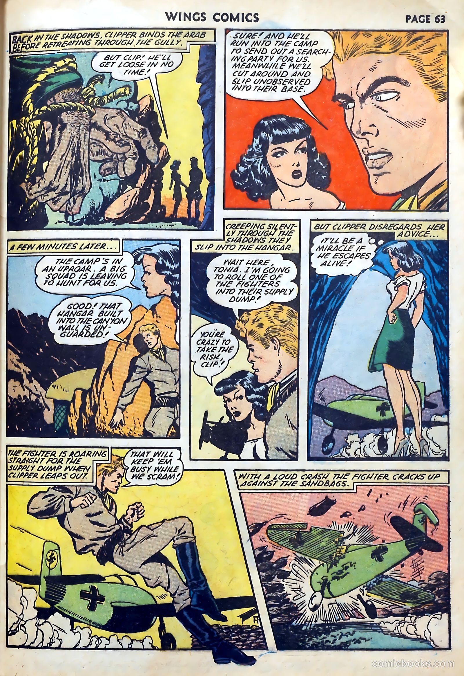 Wings Comics #27 — page 65 of 69