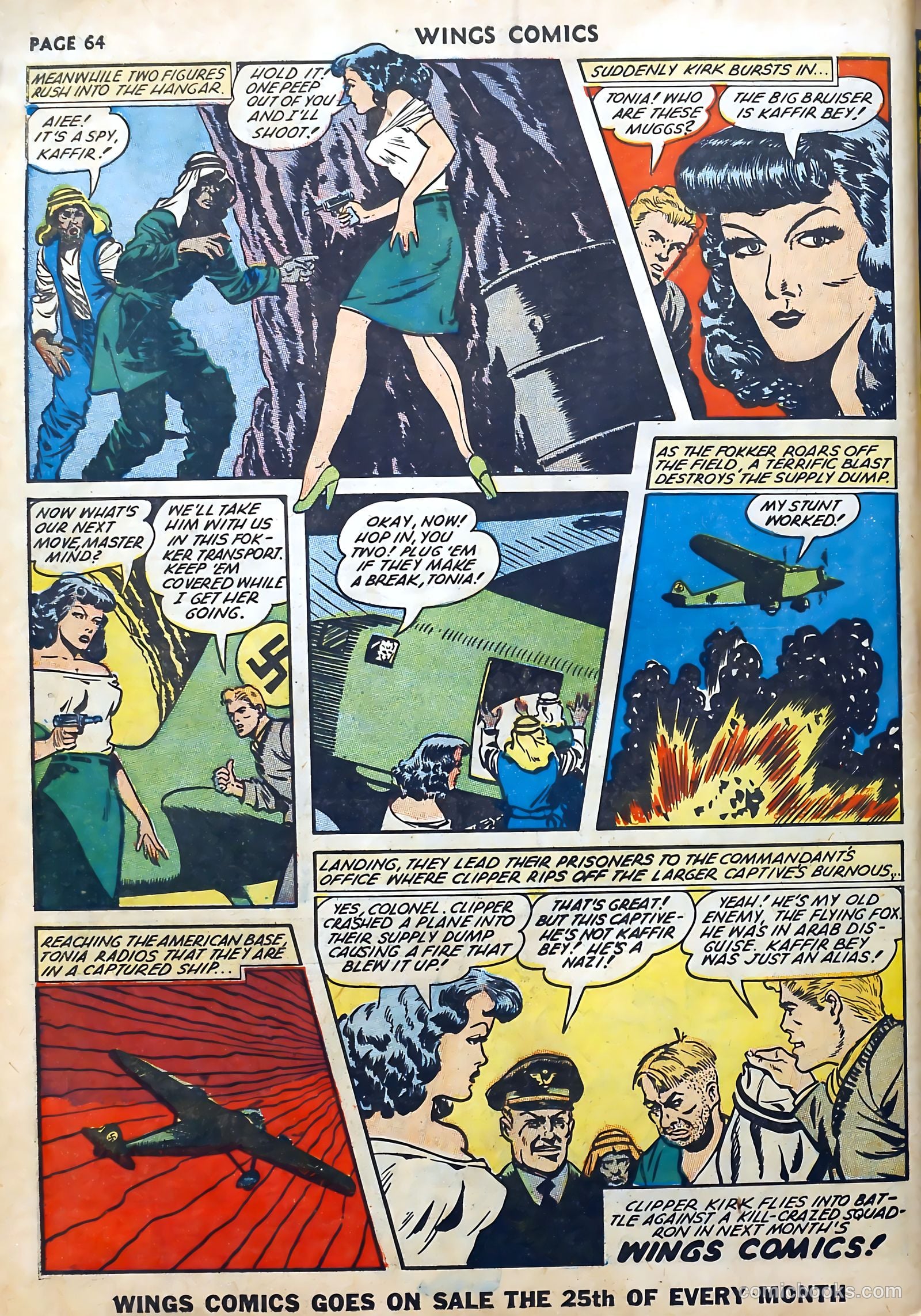 Wings Comics #27 — page 66 of 69