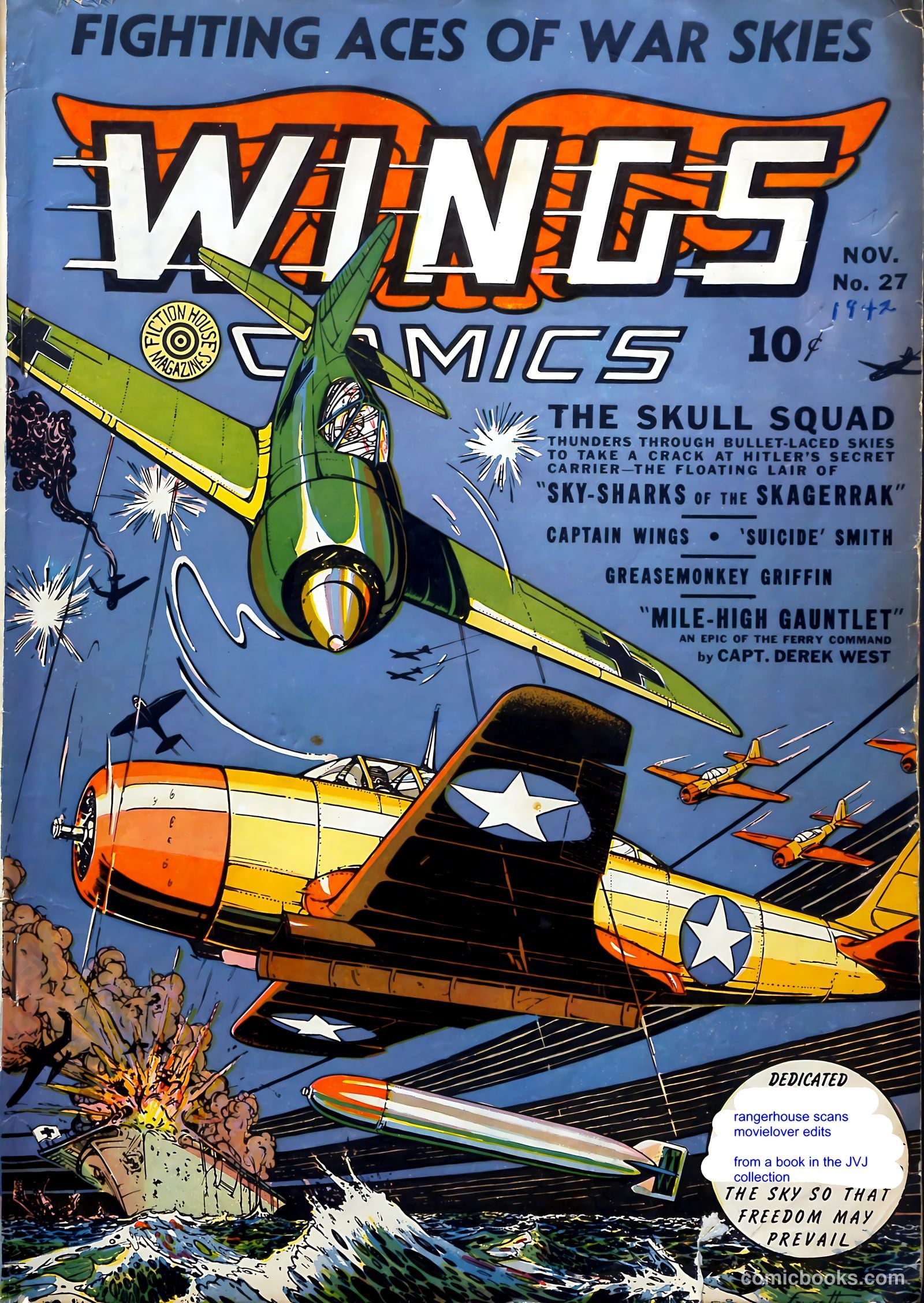 Wings Comics #27 — page 69 of 69