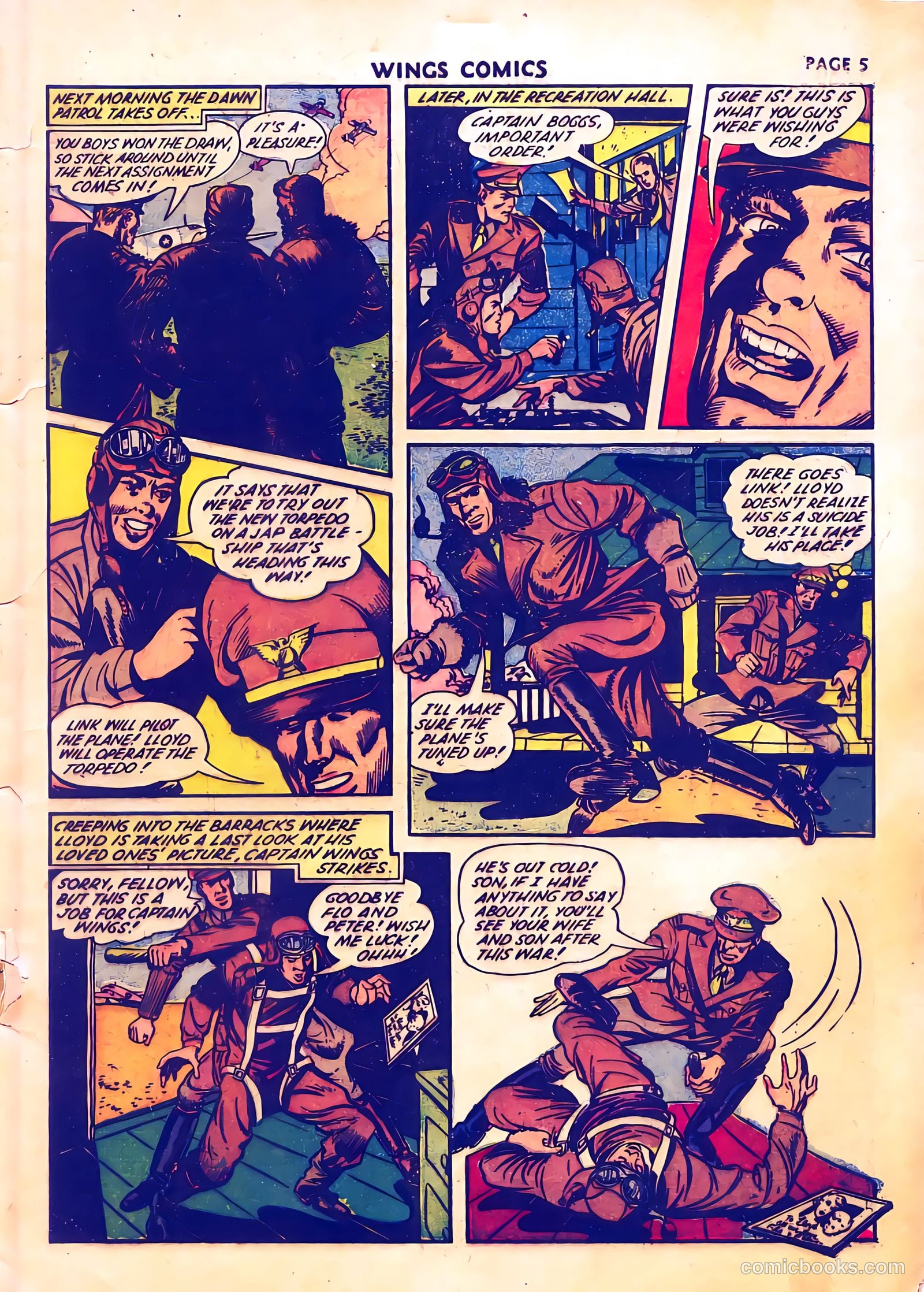Wings Comics #28 — page 8 of 68
