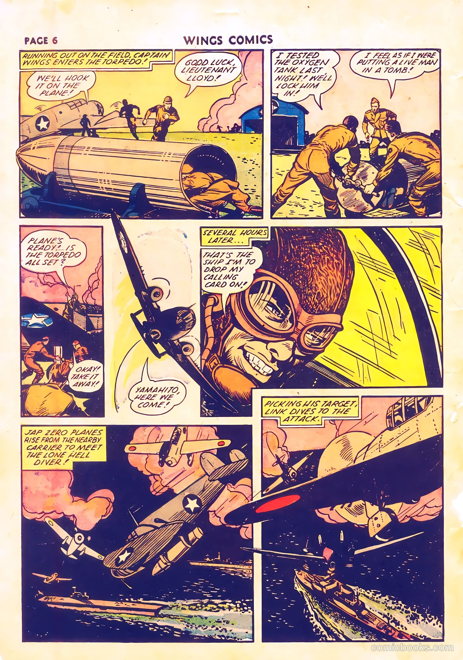 Wings Comics #28 — page 9 of 68