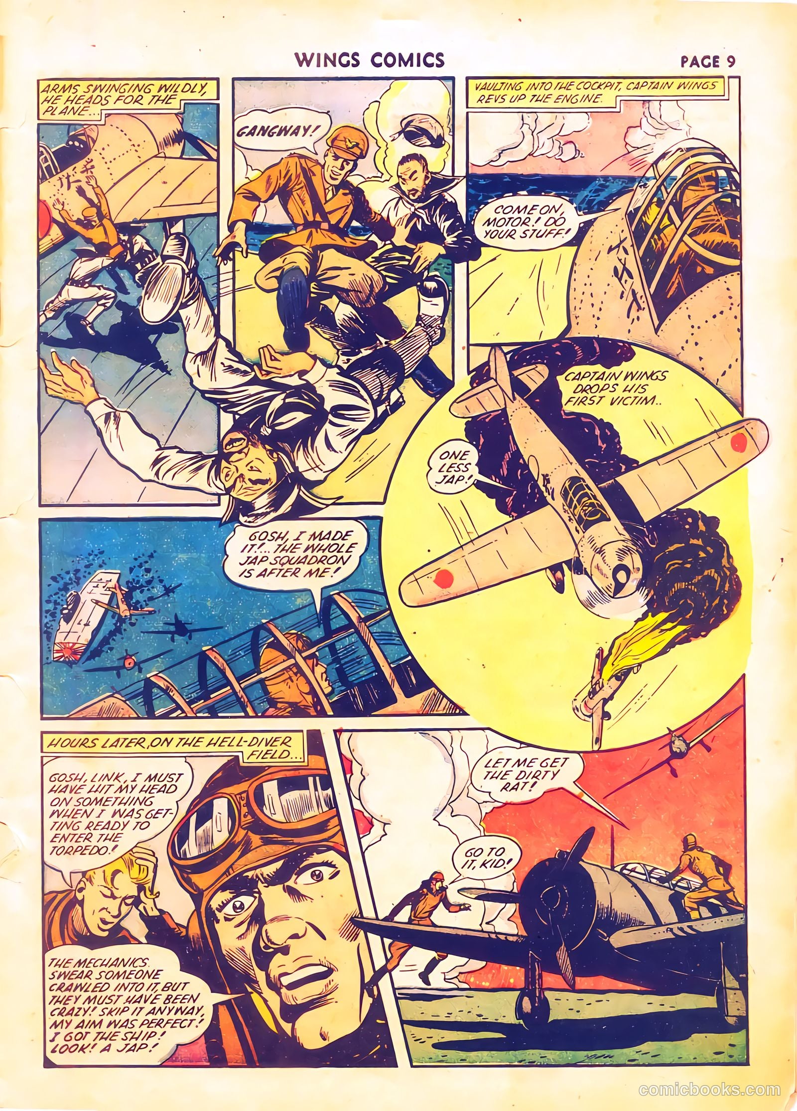 Wings Comics #28 — page 12 of 68
