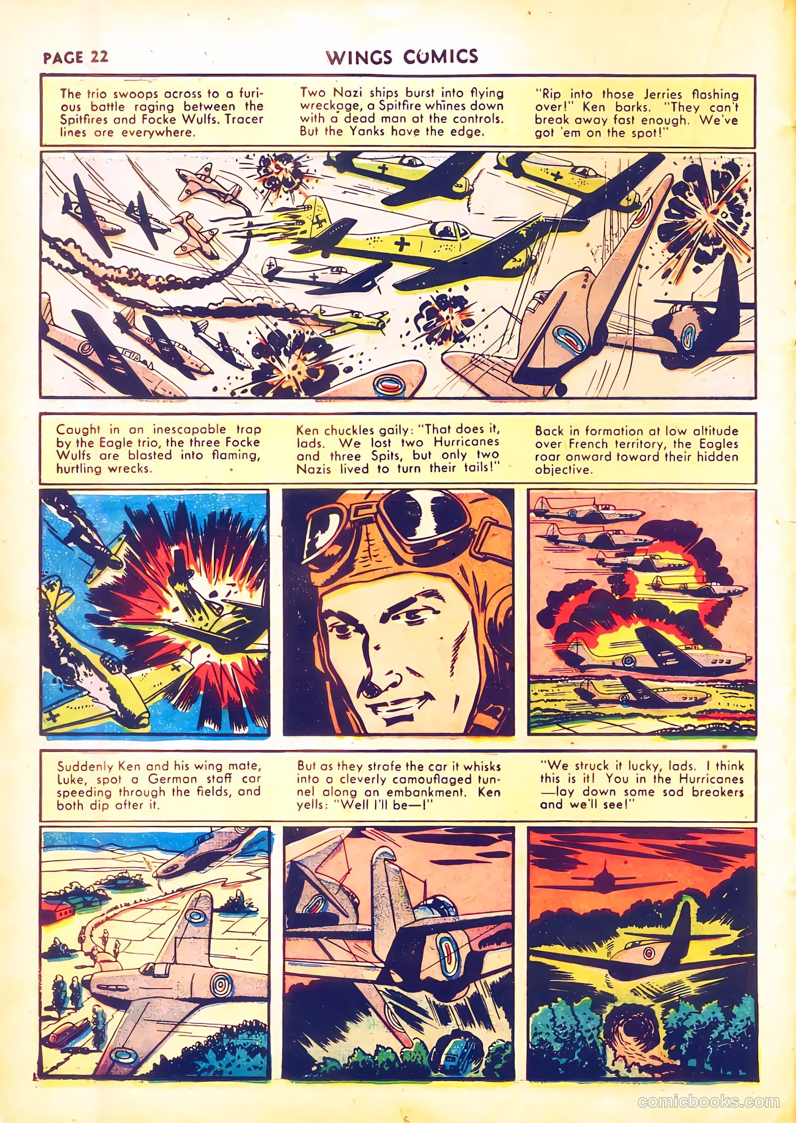 Wings Comics #28 — page 25 of 68