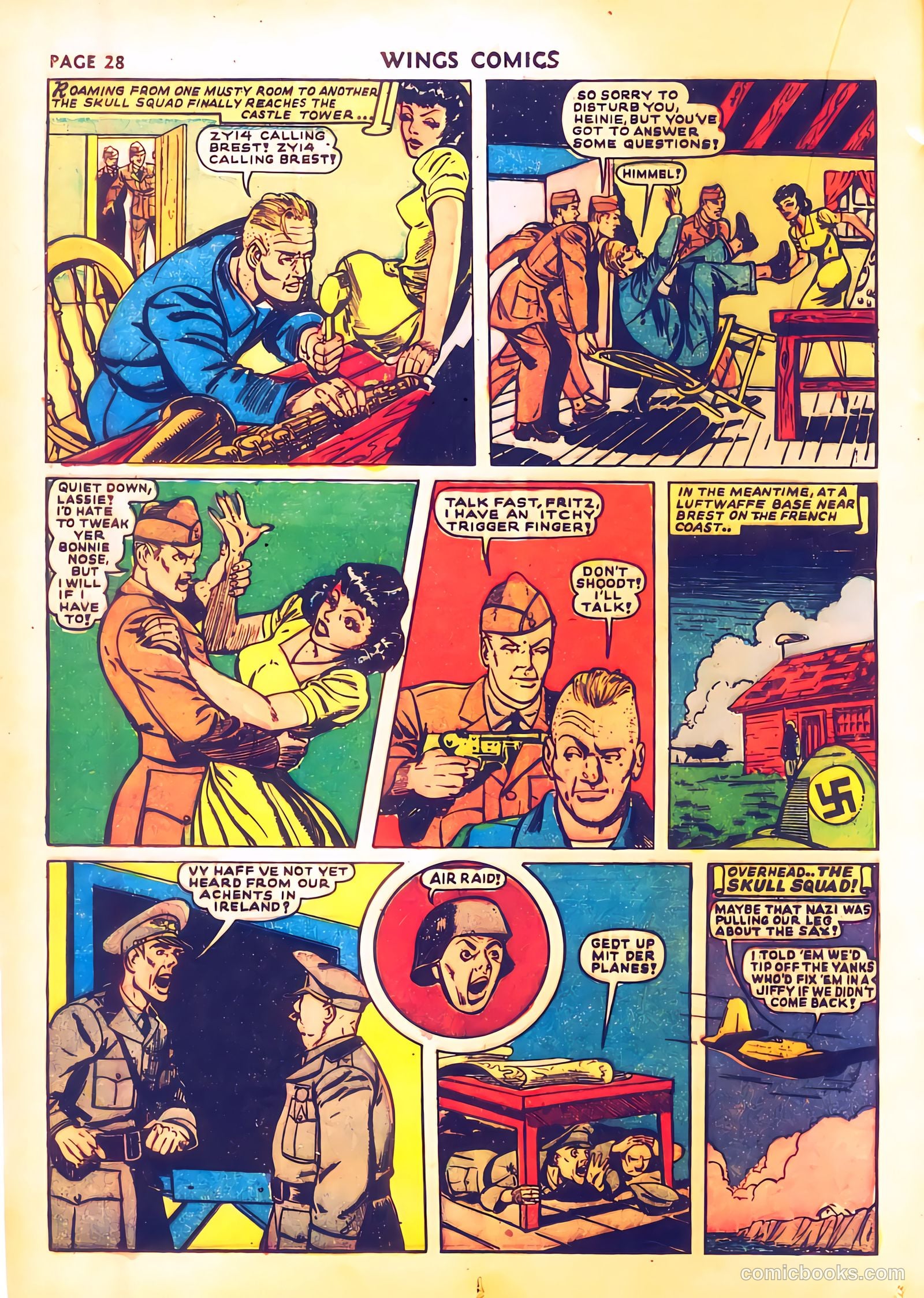 Wings Comics #28 — page 31 of 68