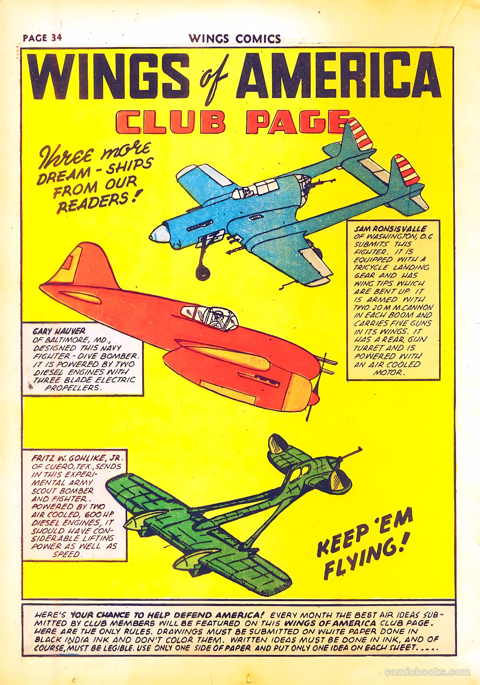 Wings Comics #28 — page 36 of 68