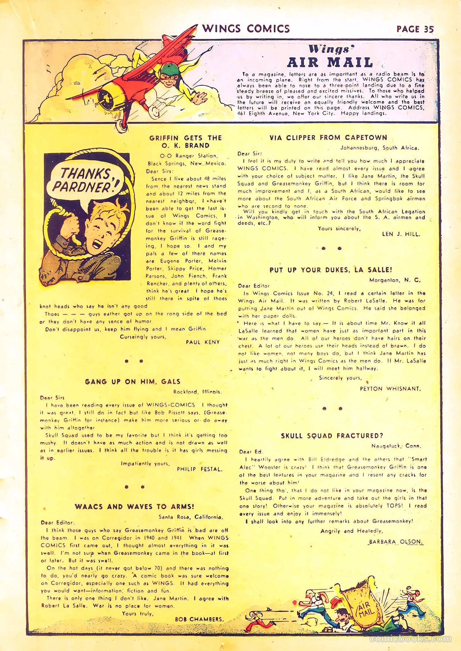 Wings Comics #28 — page 37 of 68