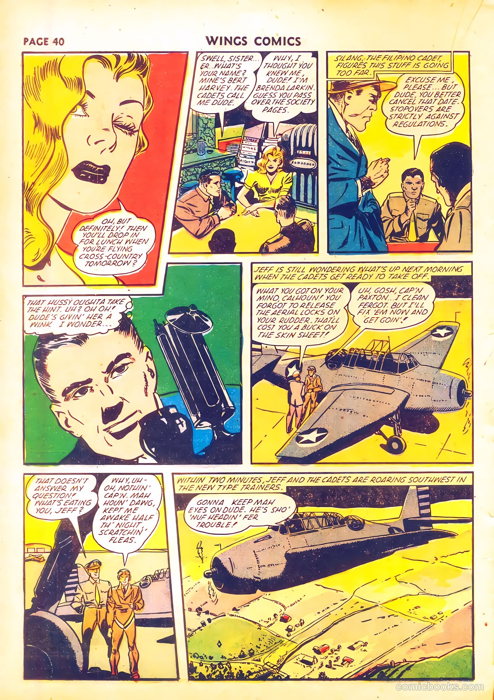 Wings Comics #28 — page 42 of 68