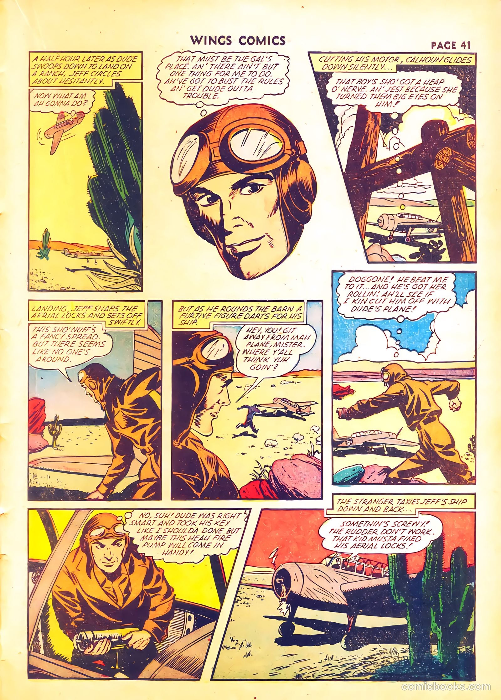 Wings Comics #28 — page 43 of 68