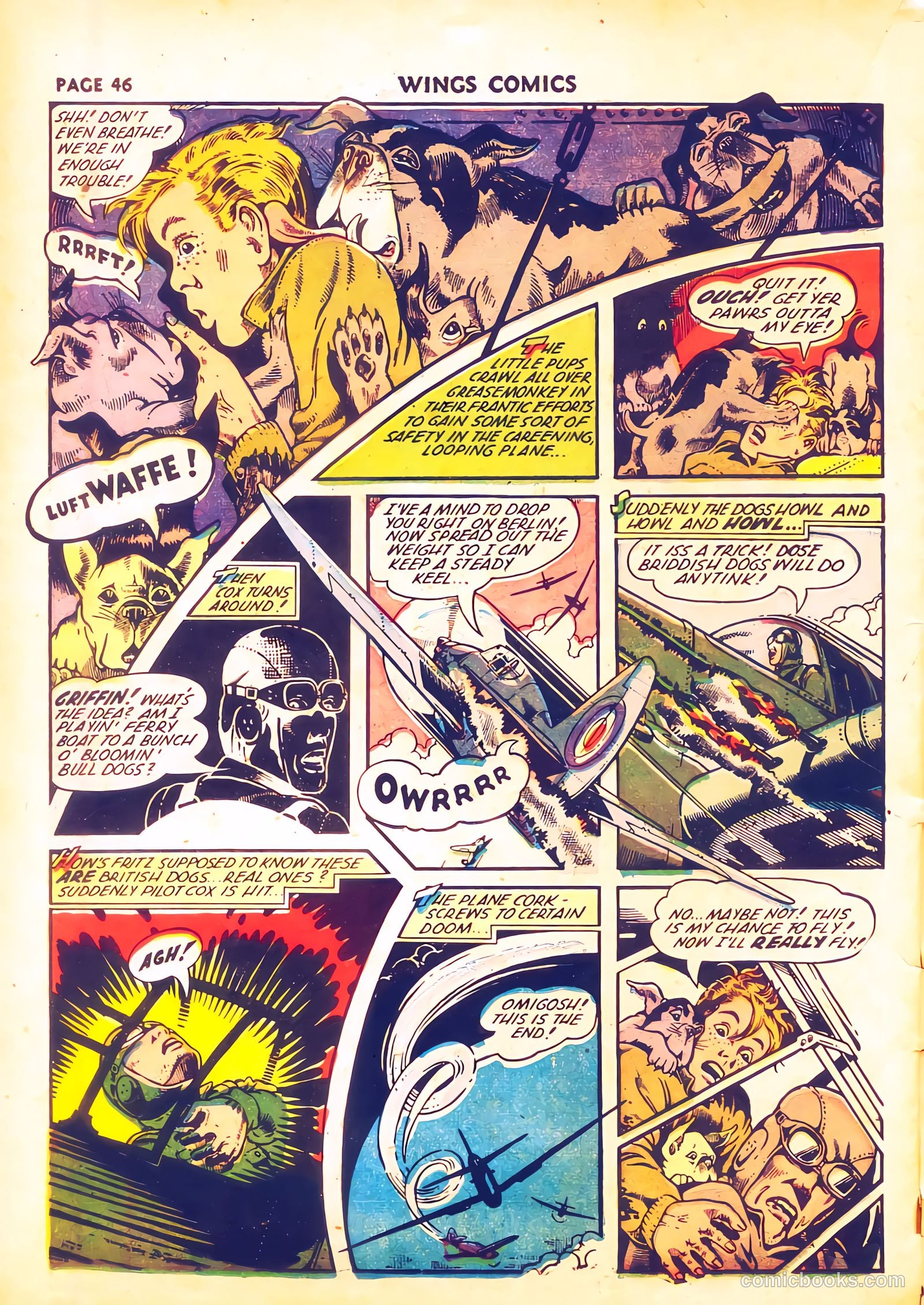 Wings Comics #28 — page 48 of 68
