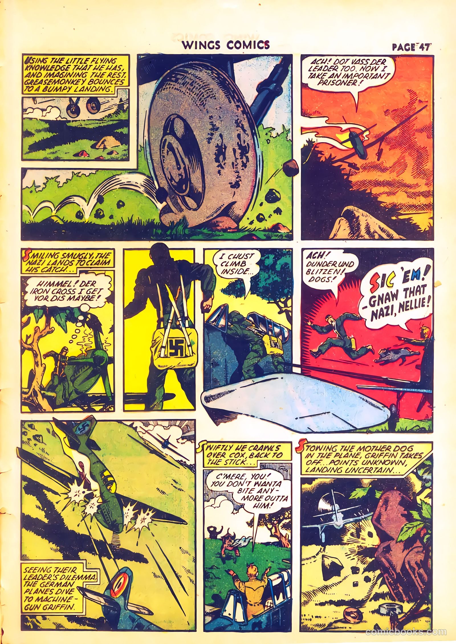 Wings Comics #28 — page 49 of 68