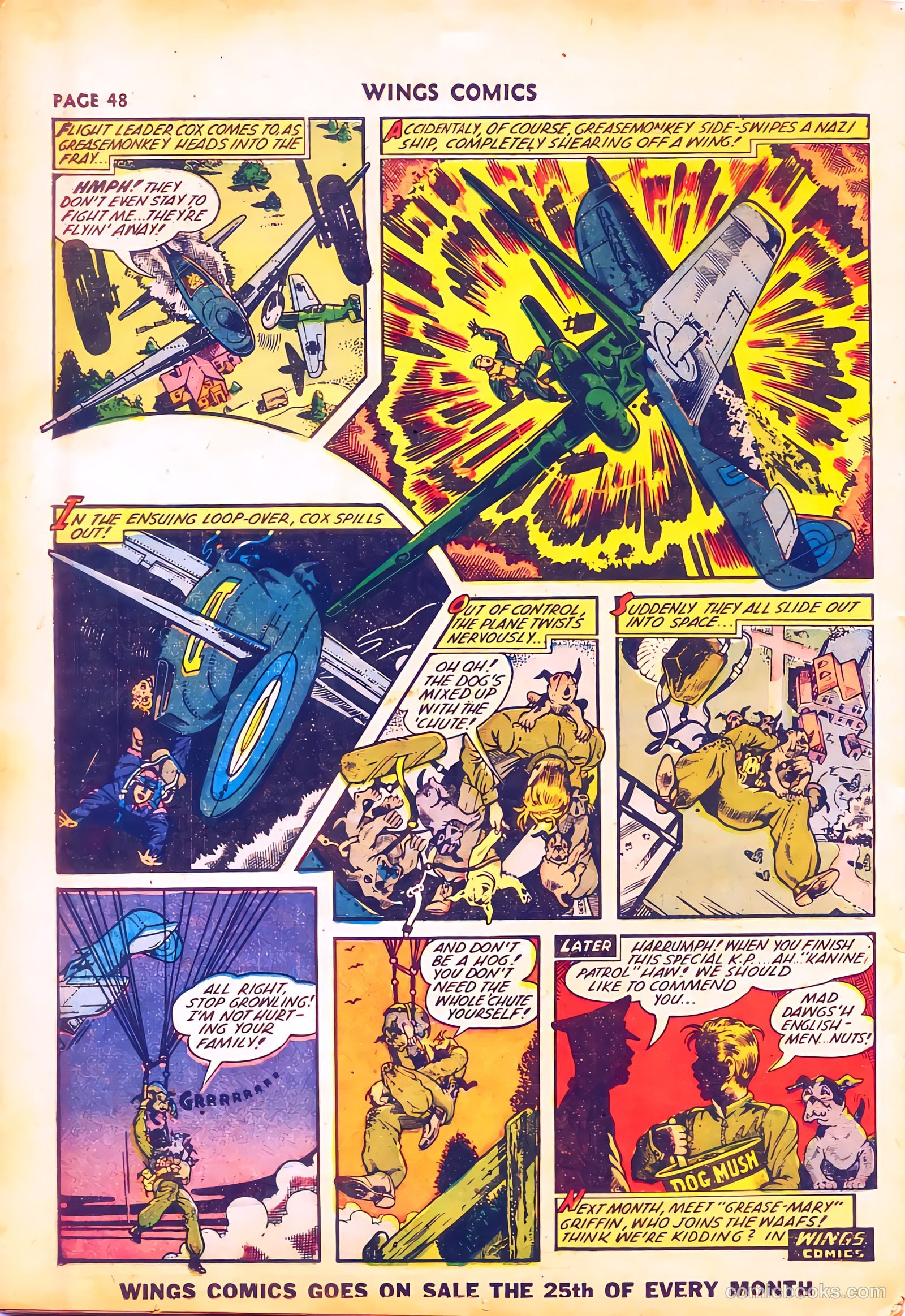 Wings Comics #28 — page 50 of 68
