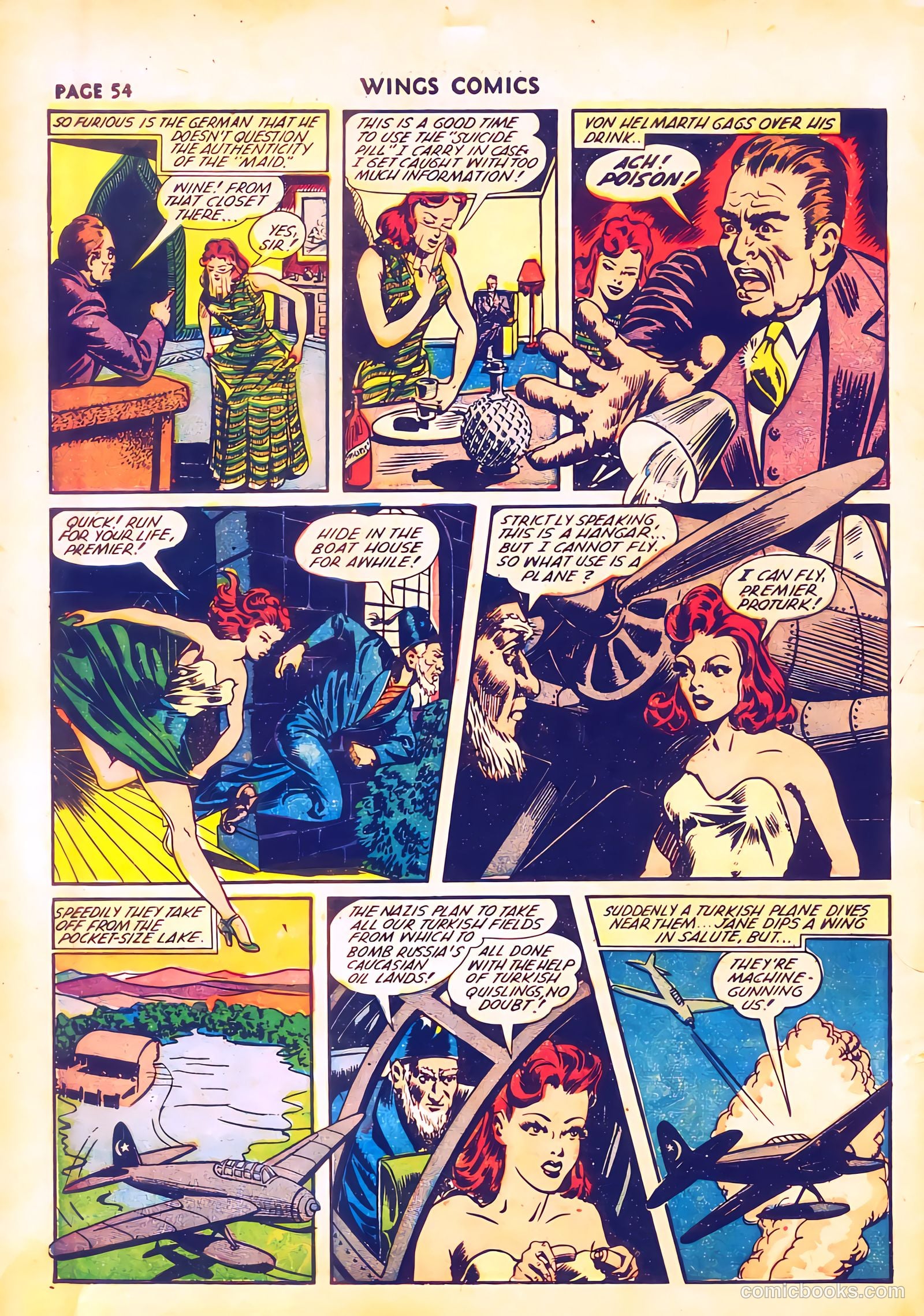 Wings Comics #28 — page 56 of 68